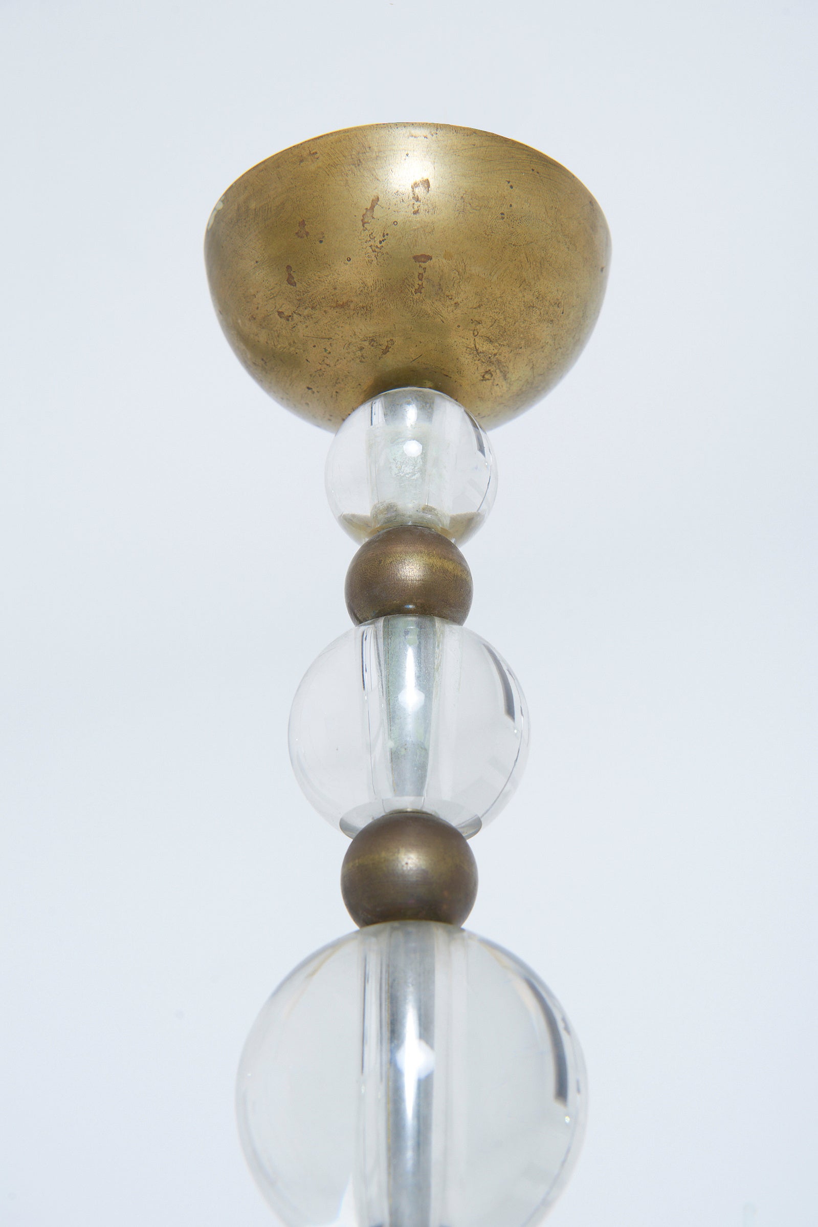 Modernist Ceiling Light by Jacques Adnet (1900-1984)