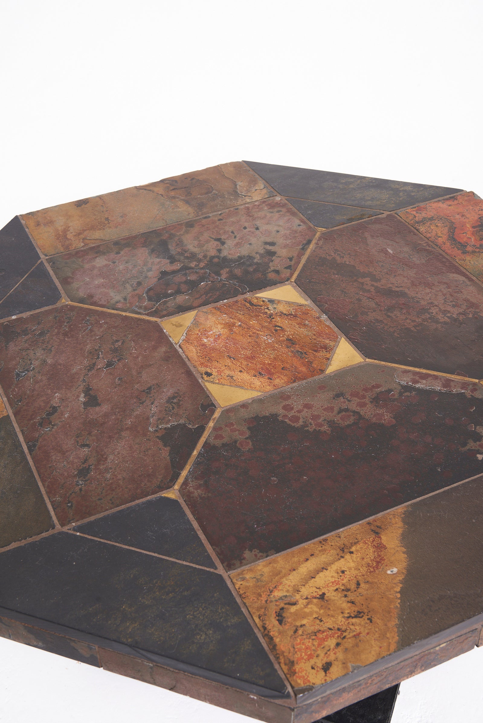 Brutalist Lava Stone Coffee Table
