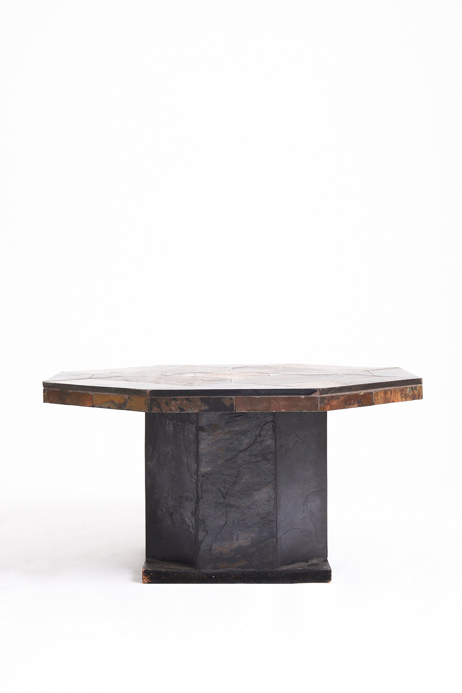 Brutalist Lava Stone Coffee Table