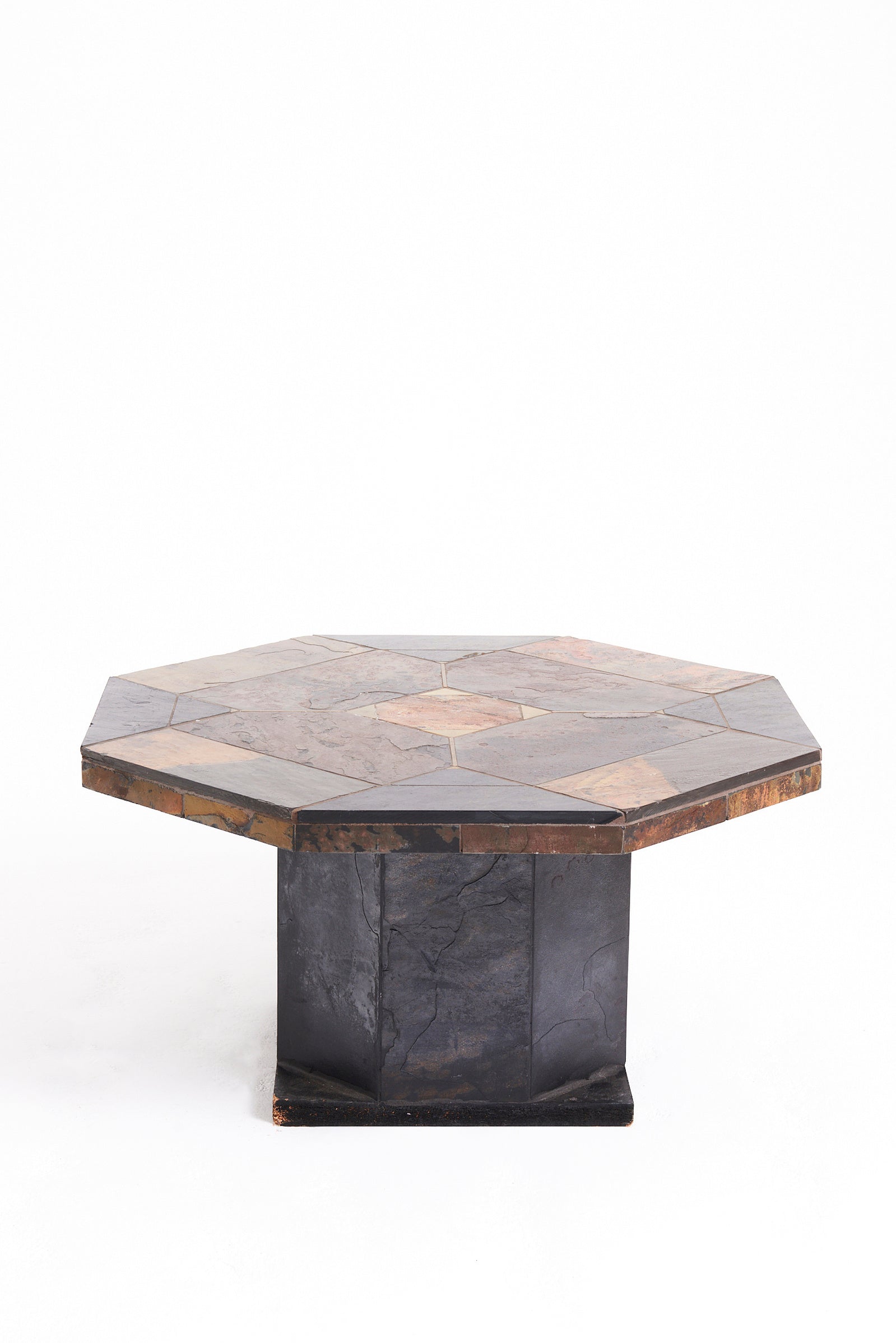 Brutalist Lava Stone Coffee Table