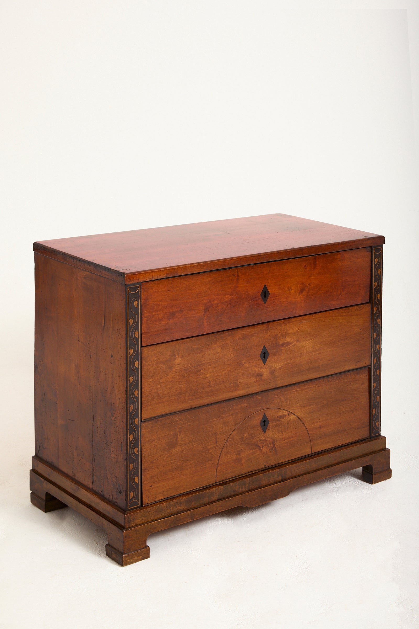 19th Century Intarsia Chest of Drawers
