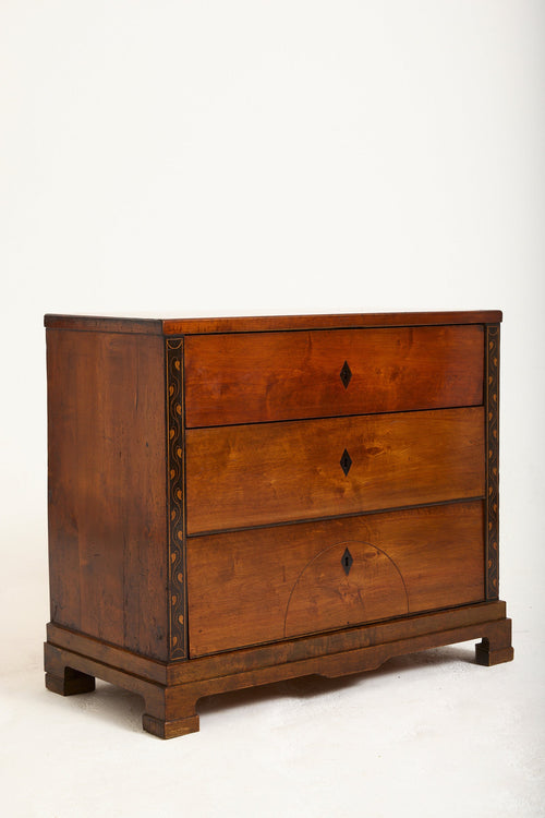 19th Century Intarsia Chest of Drawers