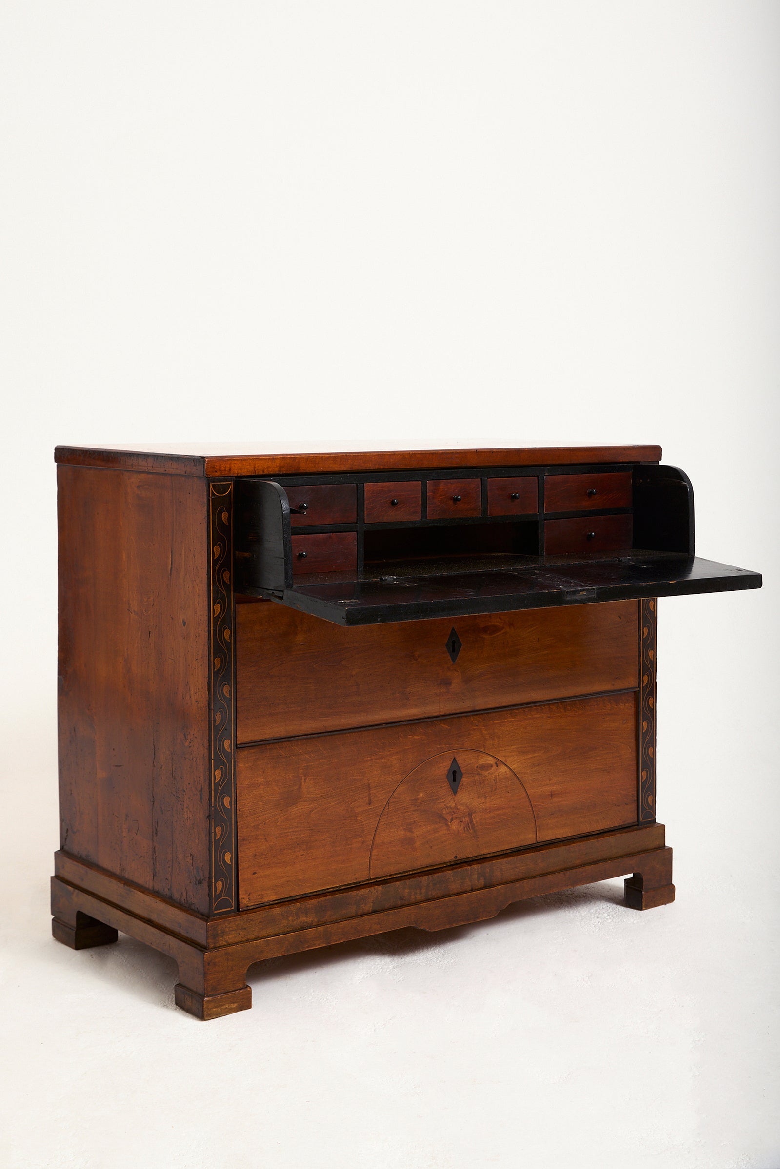 19th Century Intarsia Chest of Drawers