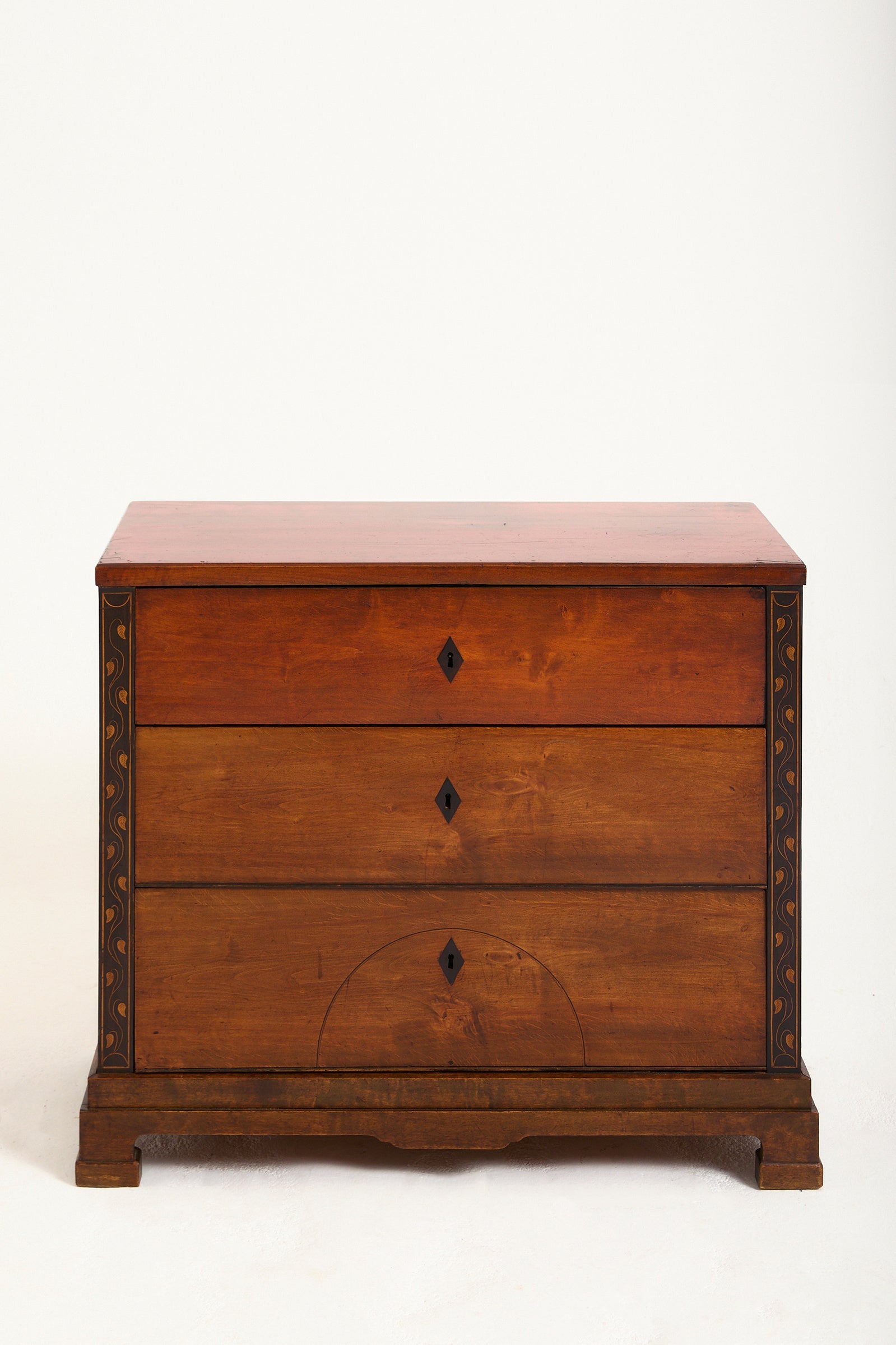 19th Century Intarsia Chest of Drawers