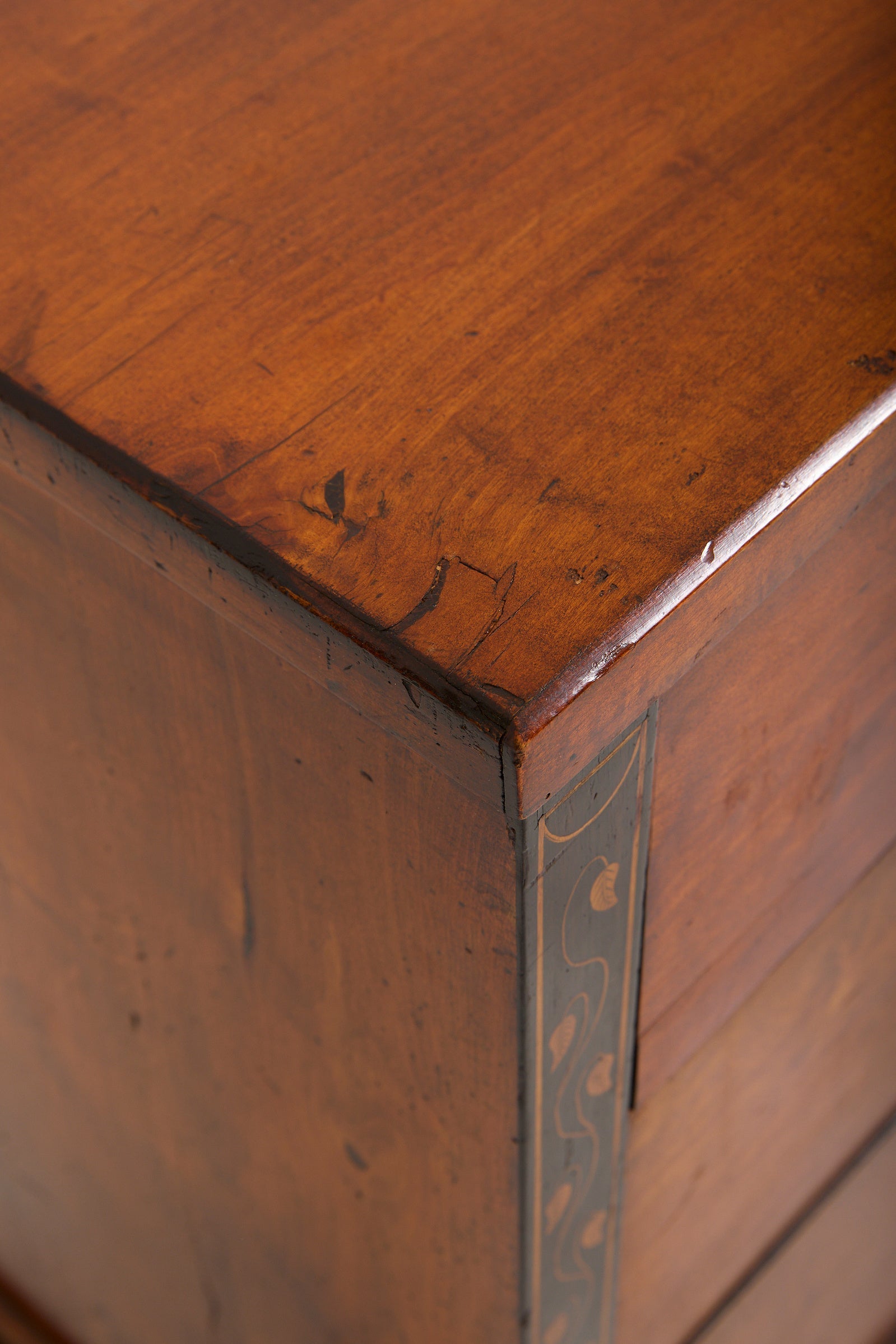 19th Century Intarsia Chest of Drawers