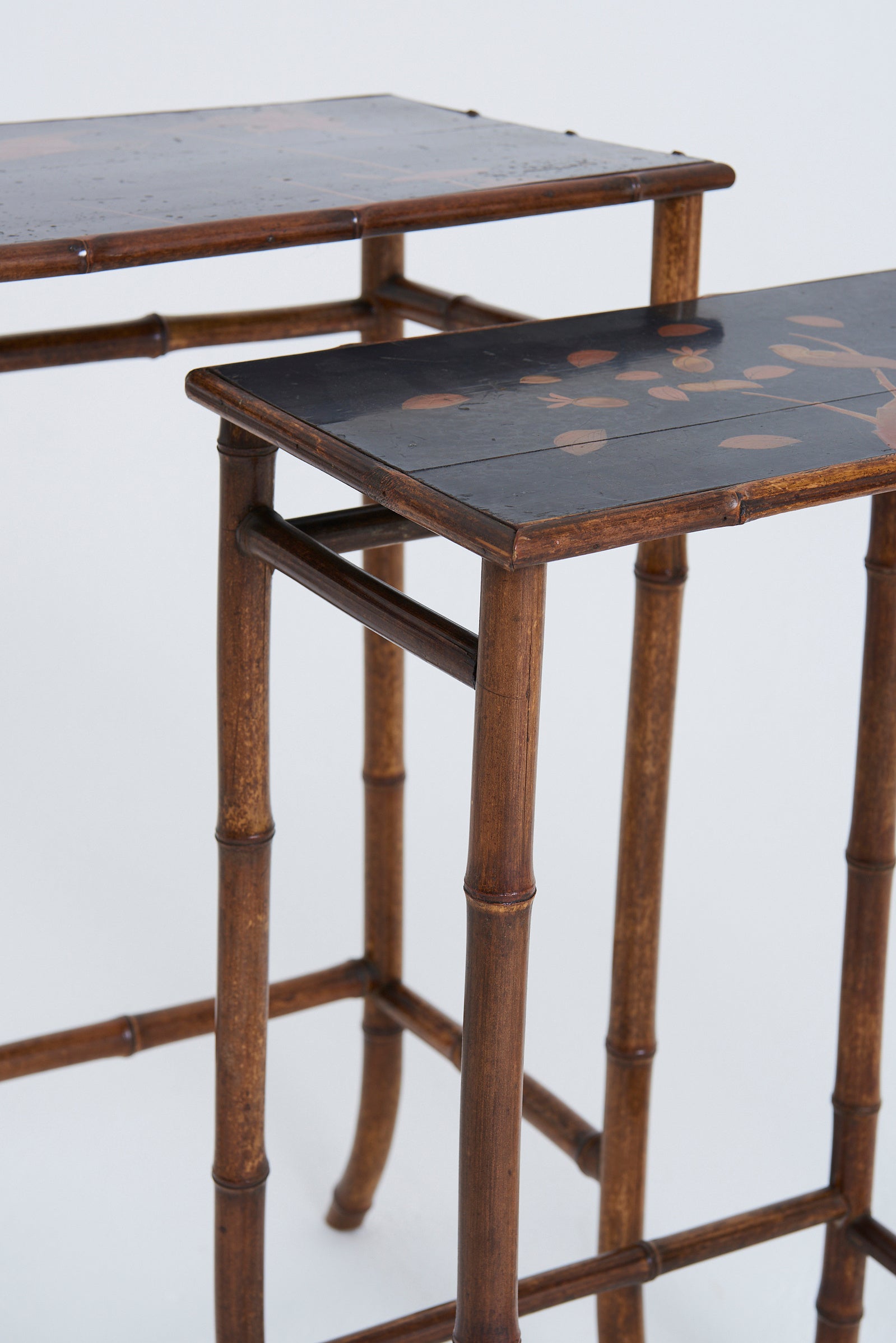 Nest of Japanned Tables by Perret & Vibert