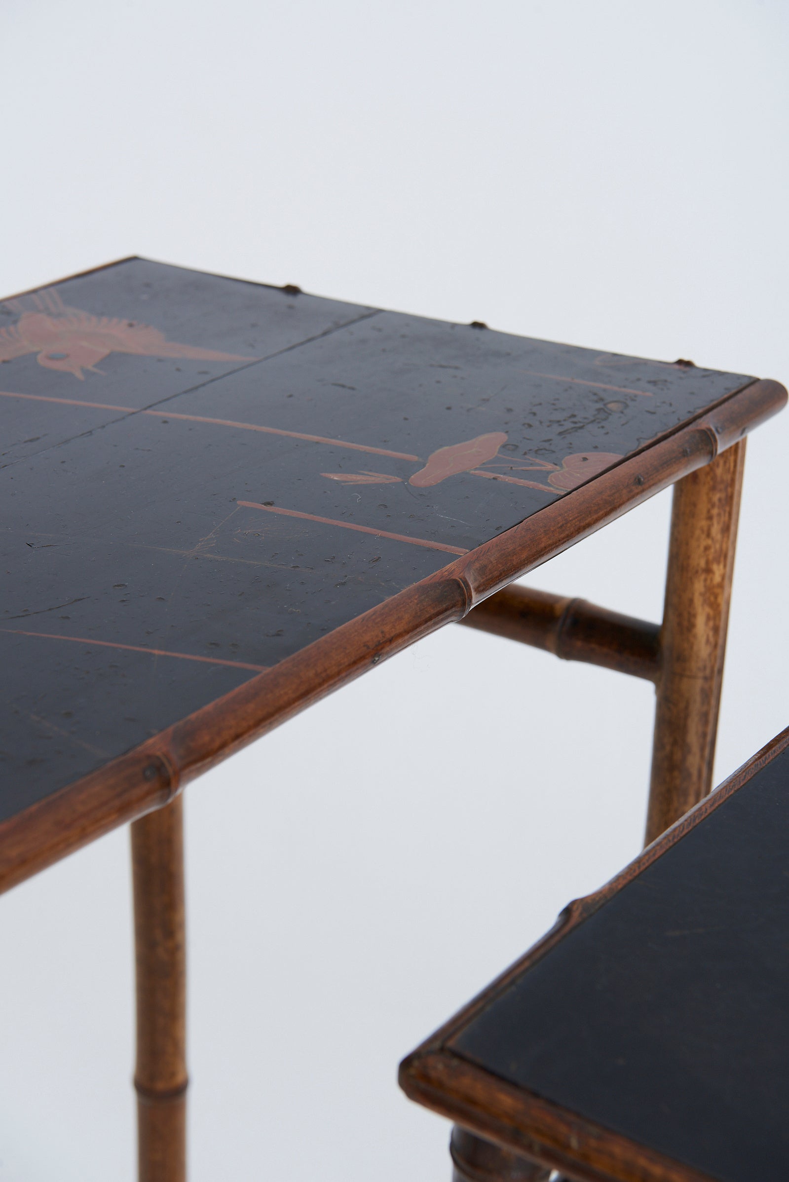 Nest of Japanned Tables by Perret & Vibert