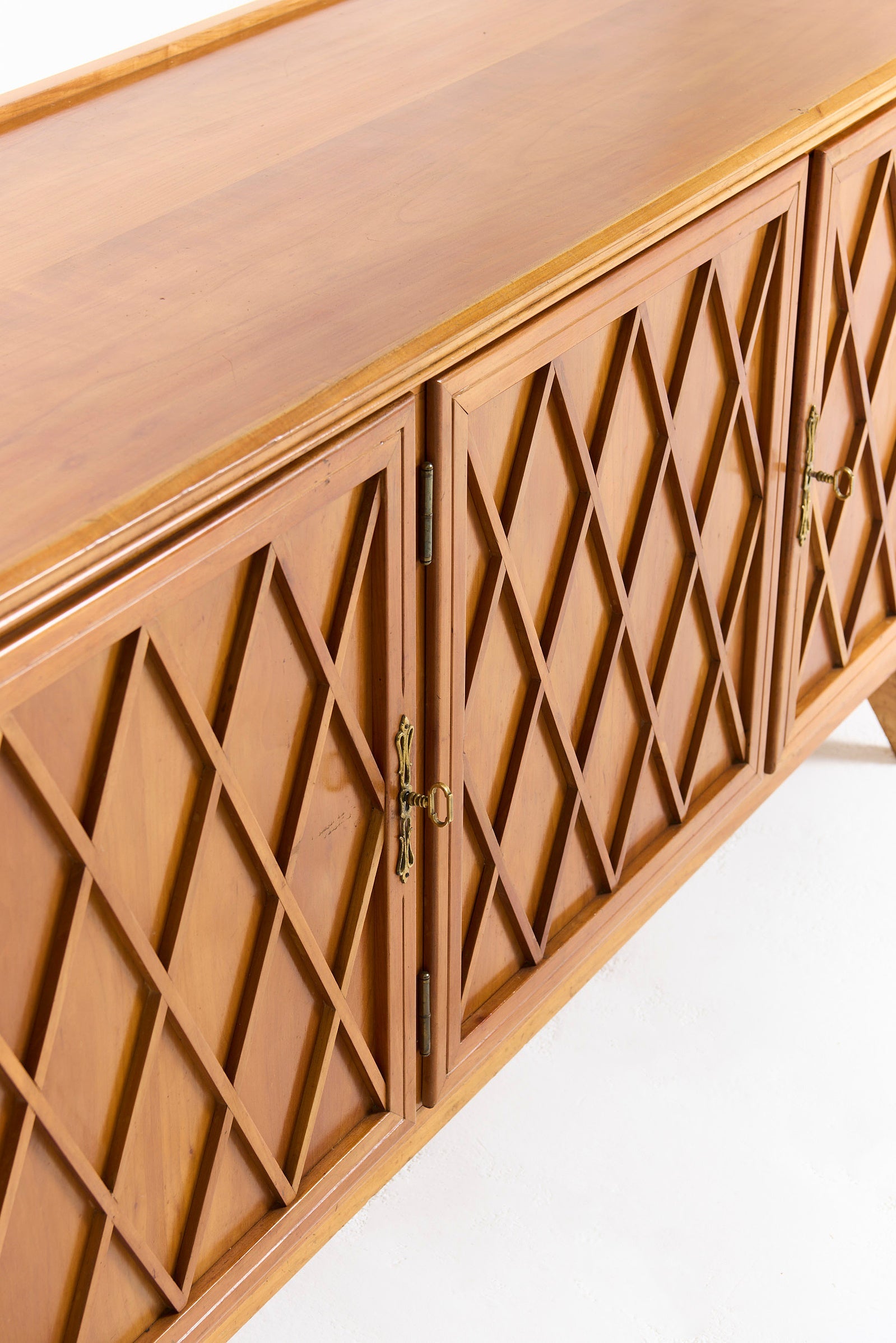 Mid-Century Lattice Sideboard
