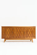 9557- Mid-Century Lattice Sideboard