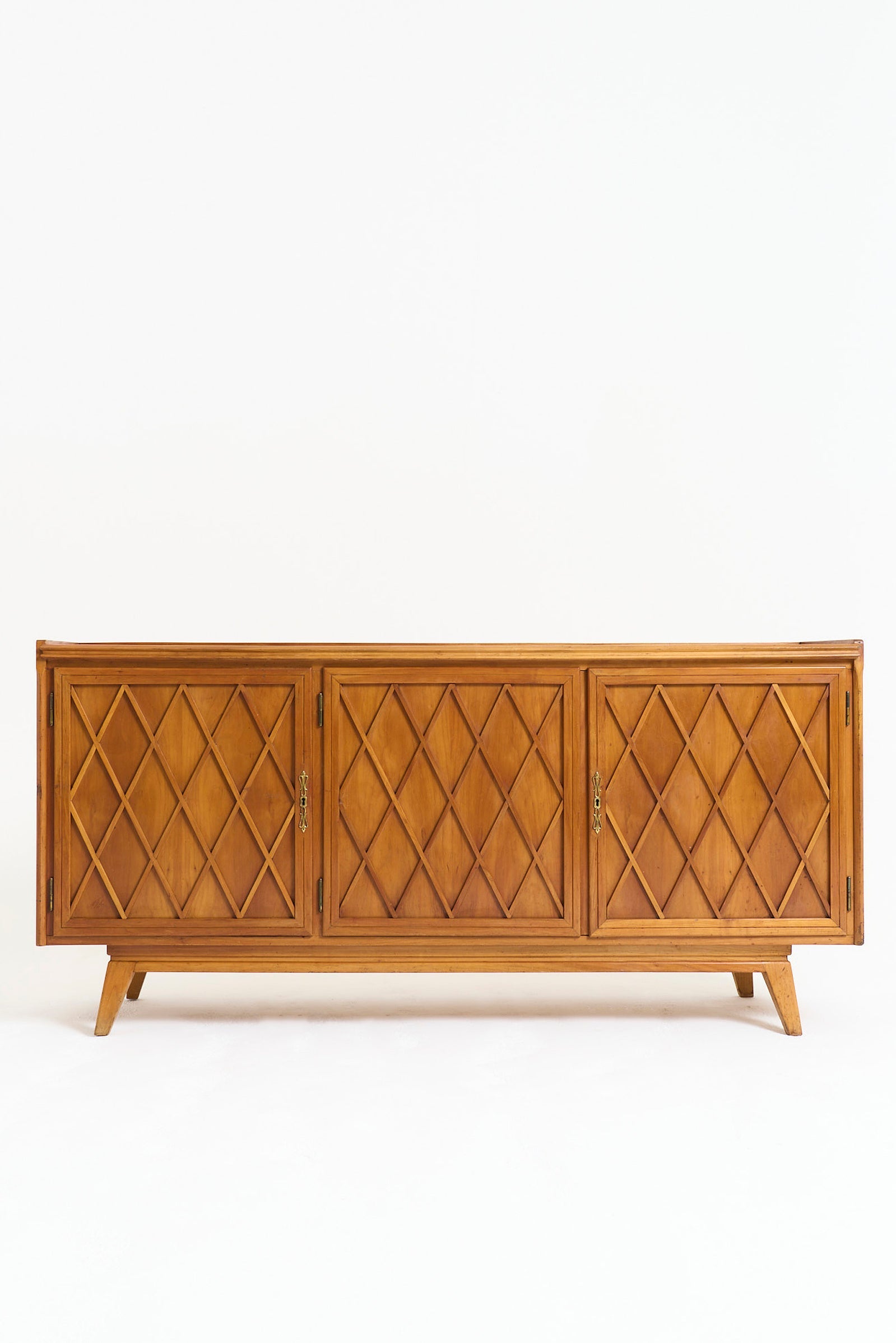9557- Mid-Century Lattice Sideboard