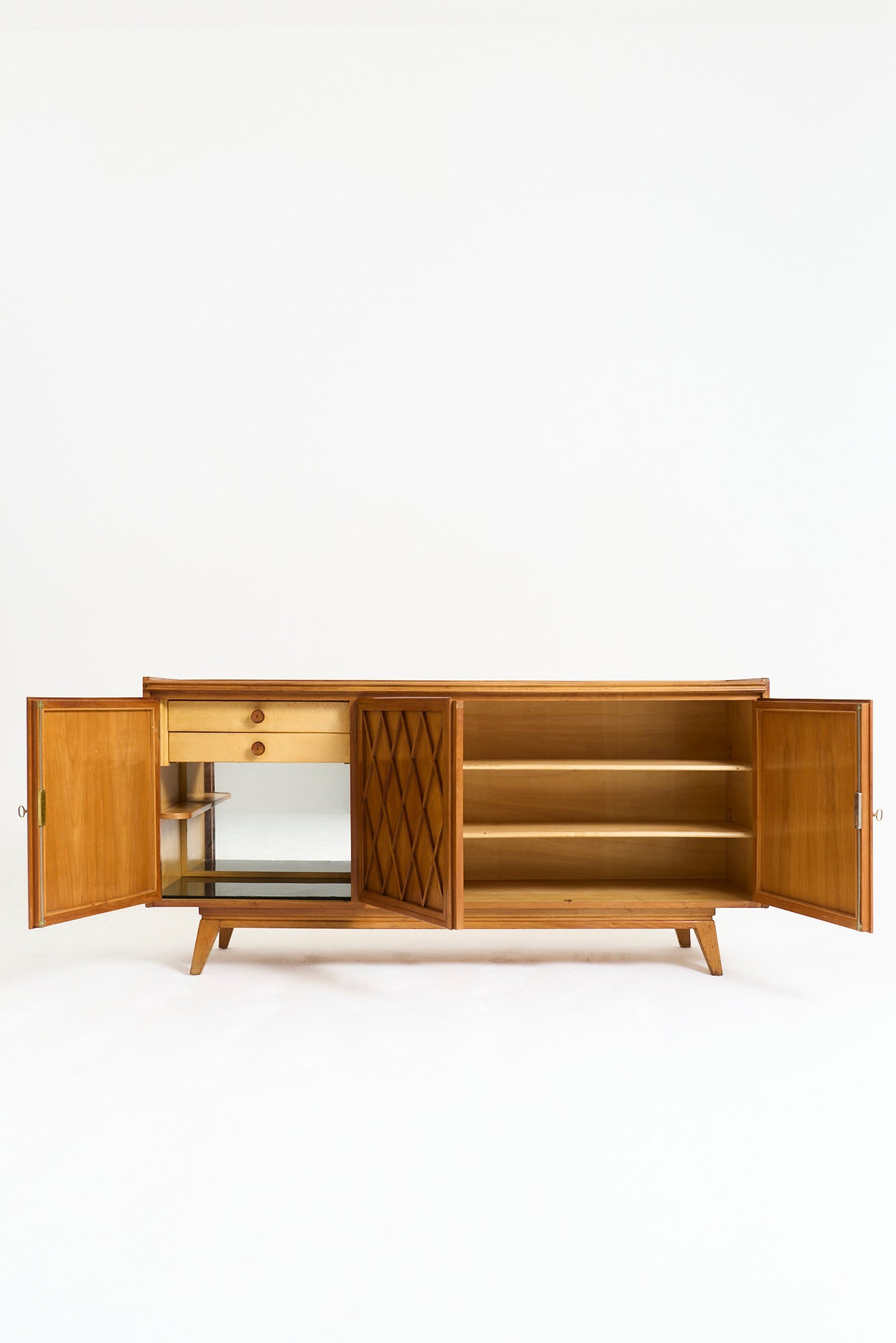 Mid-Century Lattice Sideboard