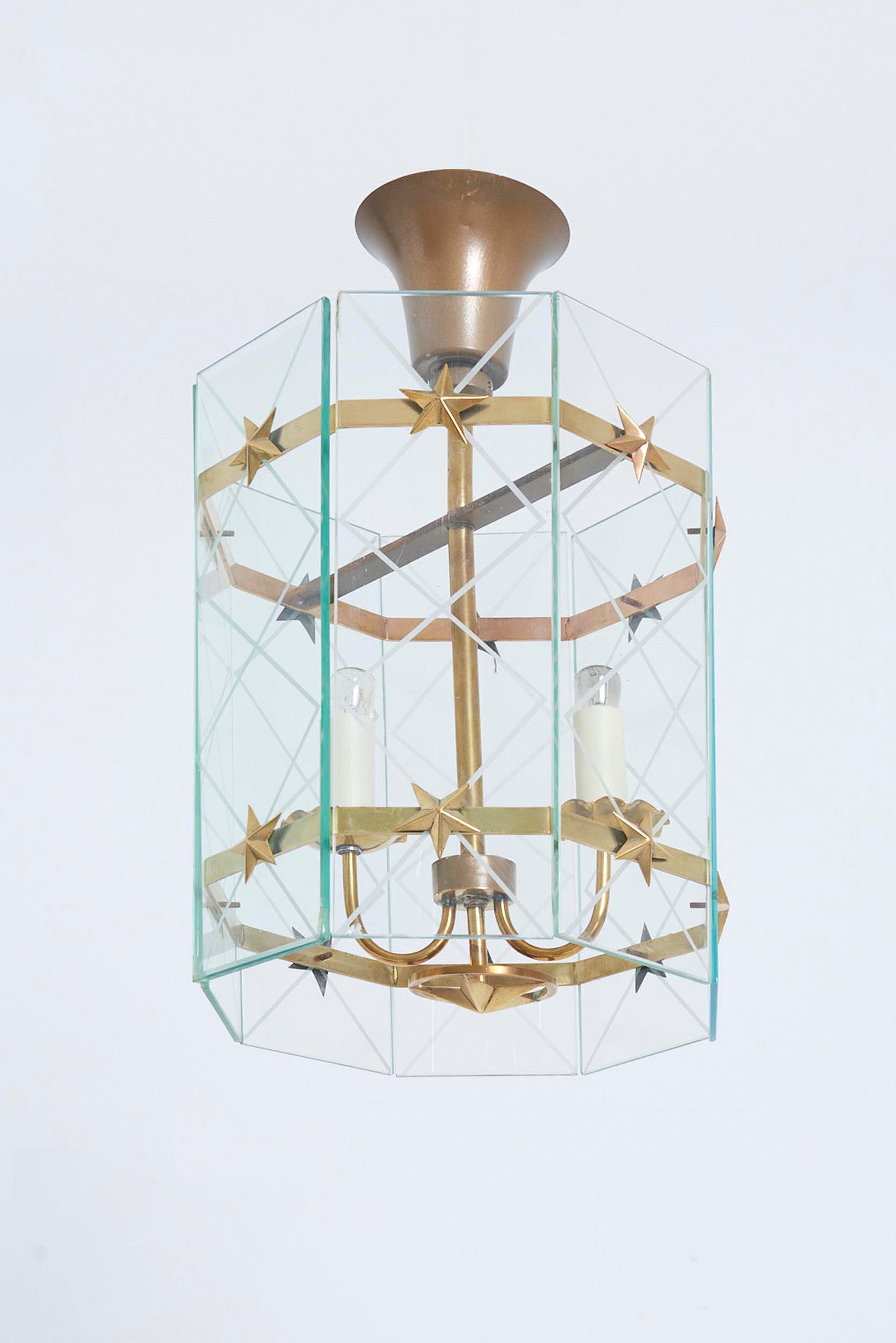 Glass and Brass Lantern