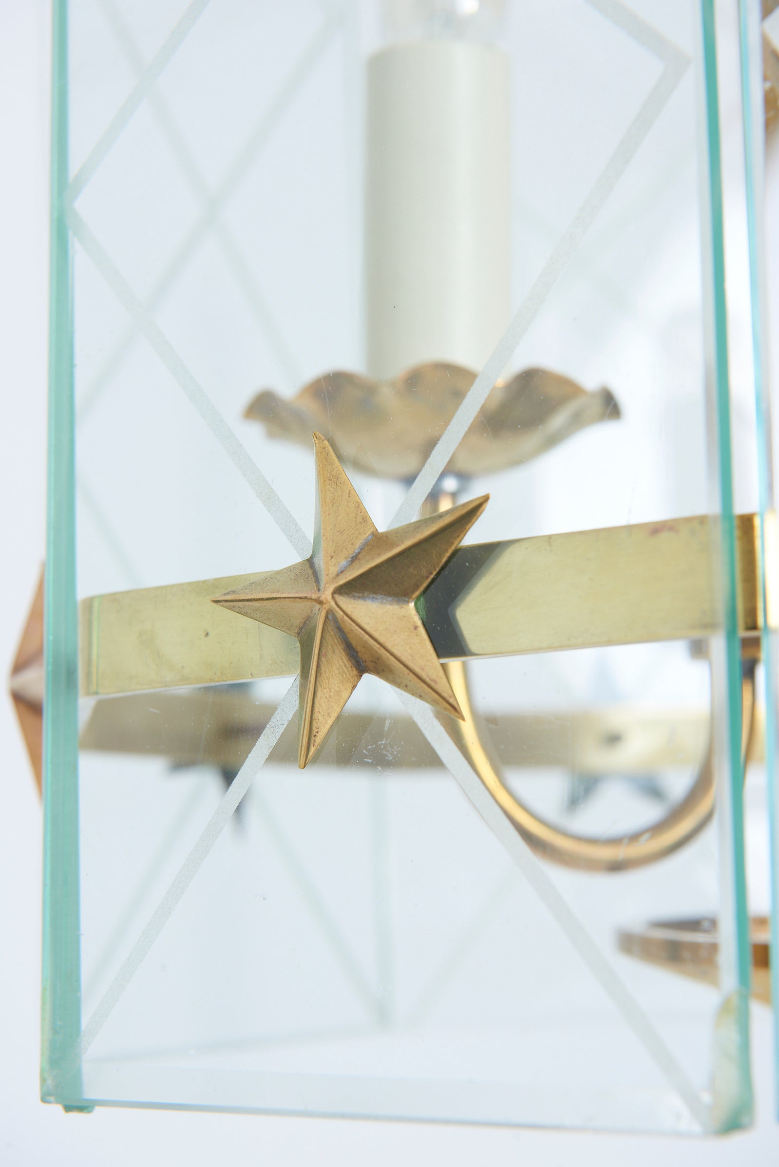 Glass and Brass Lantern