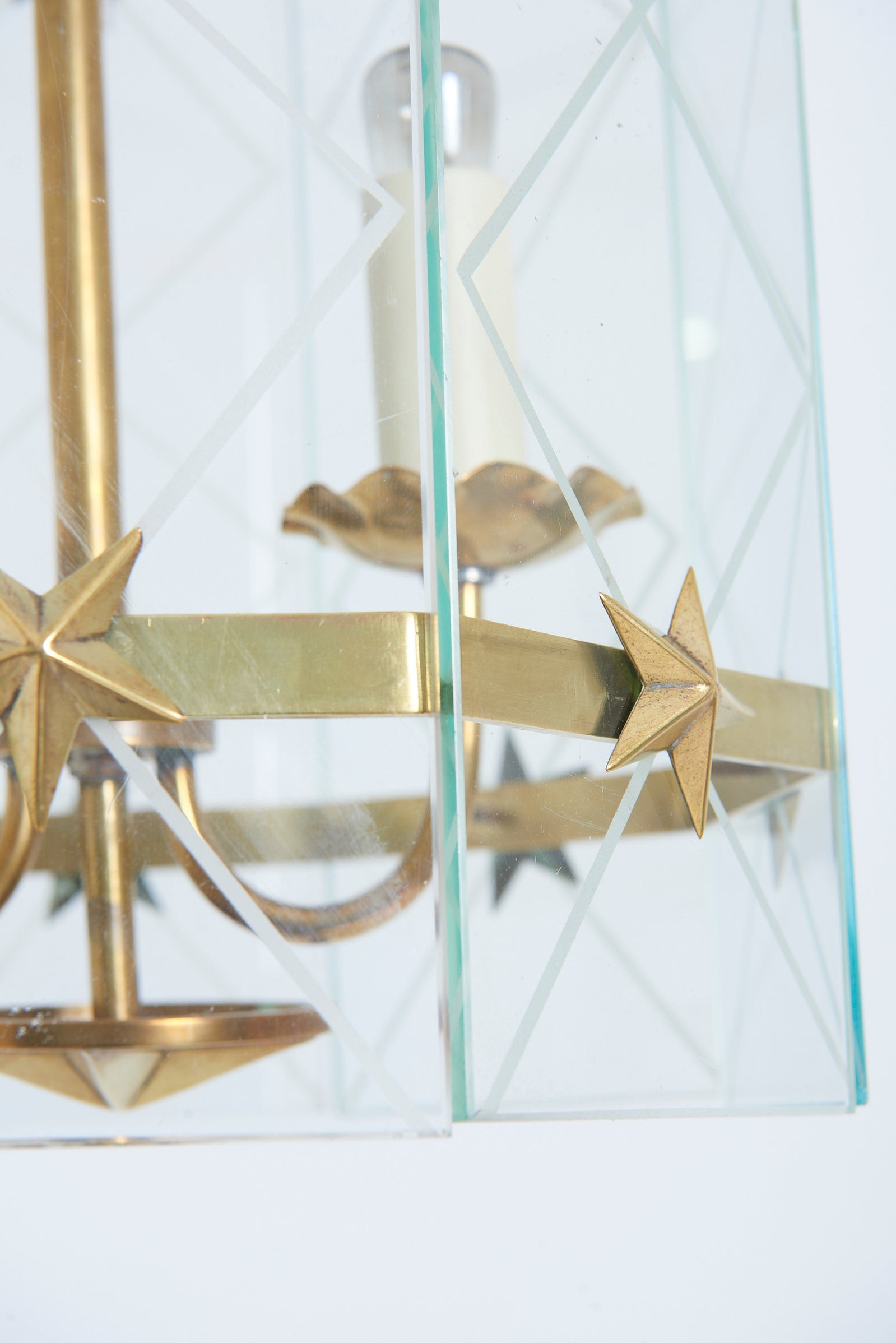 Glass and Brass Lantern