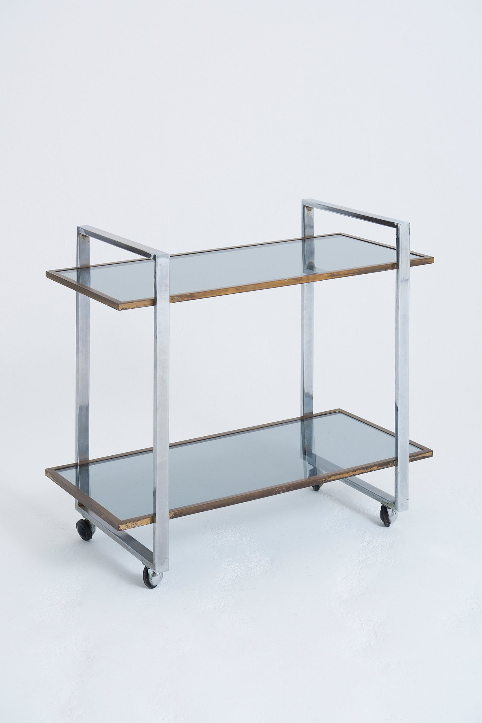 9576- Mid-Century Drinks Trolley