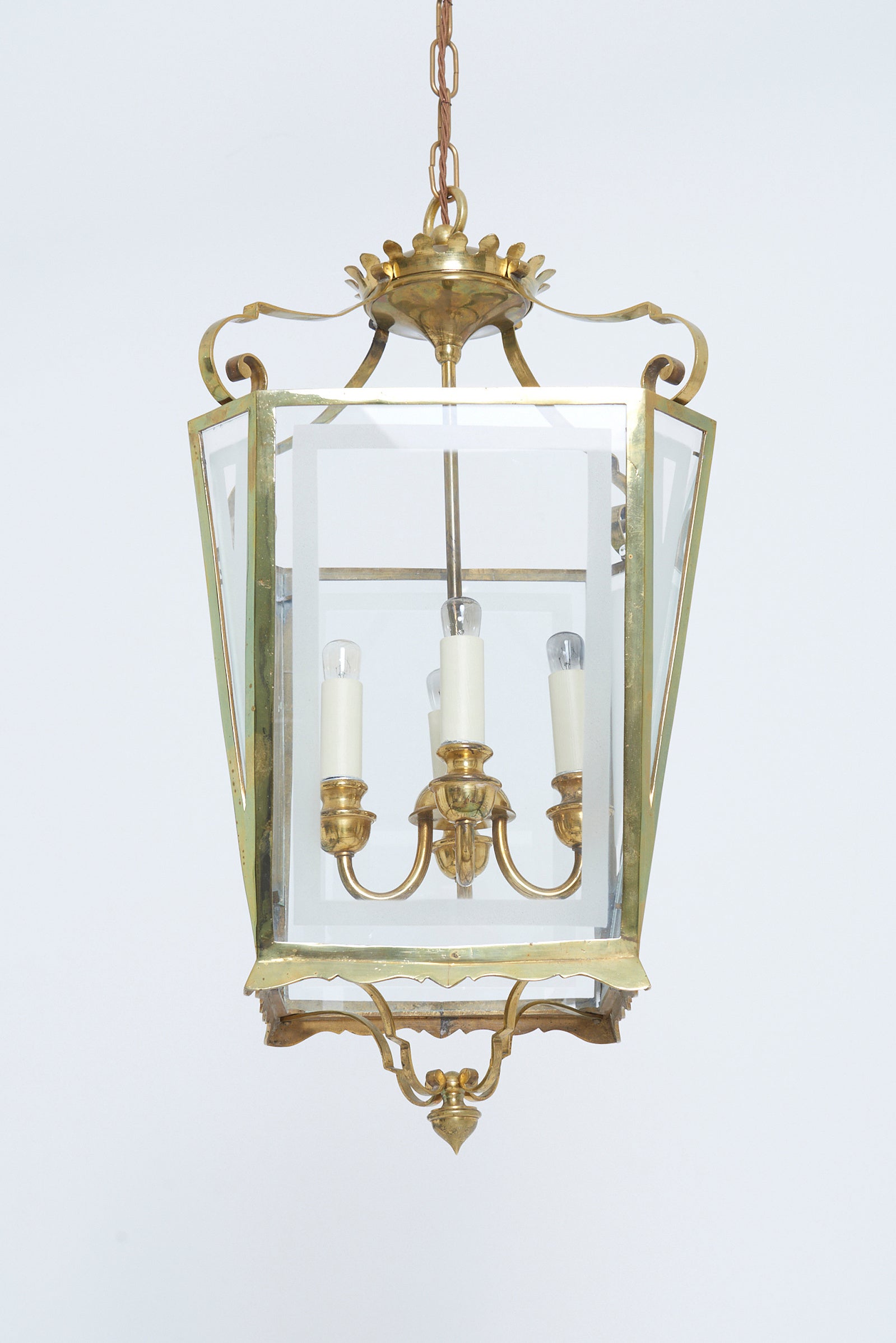 Brass and Glass Lantern