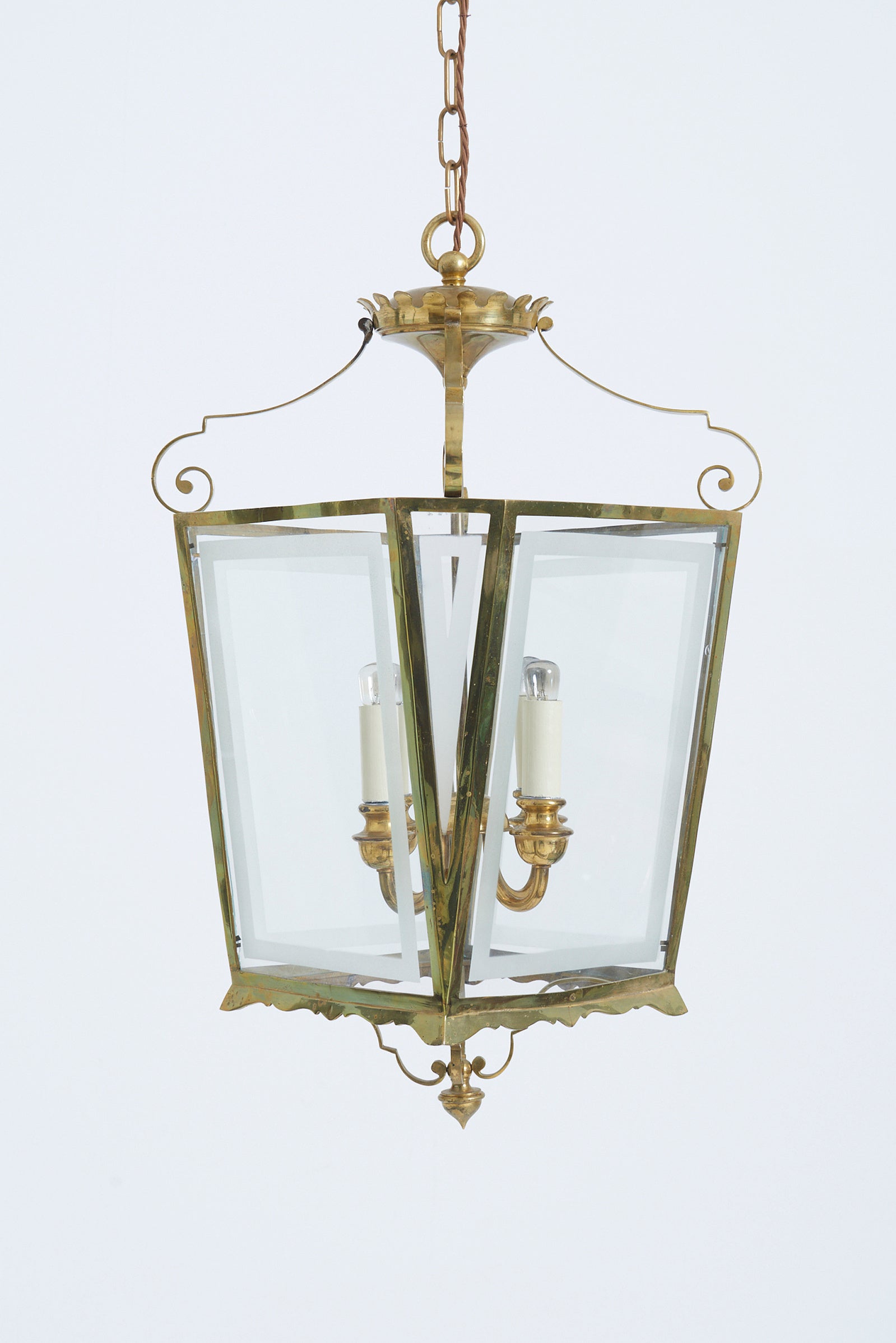 Brass and Glass Lantern