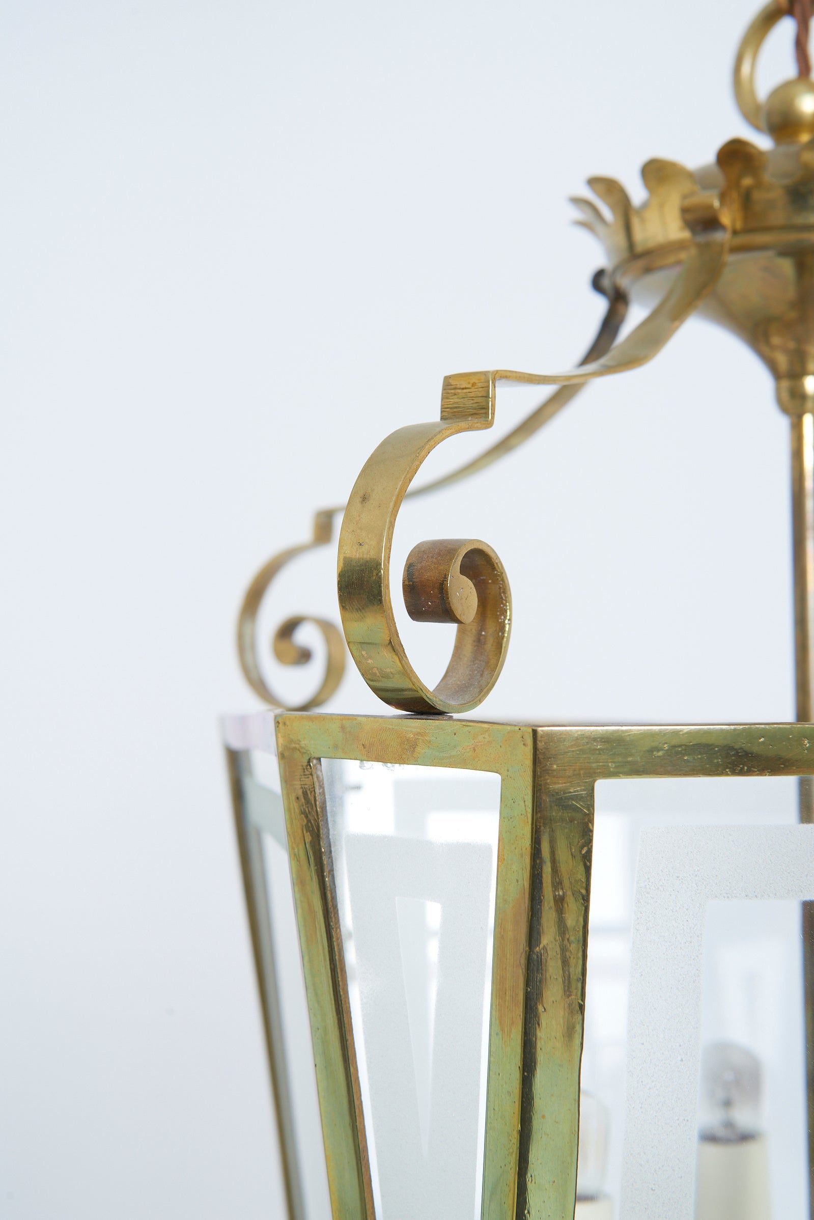 Brass and Glass Lantern