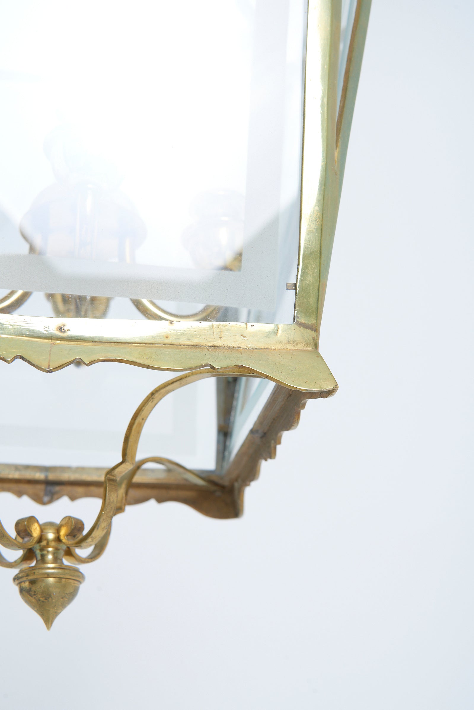 Brass and Glass Lantern