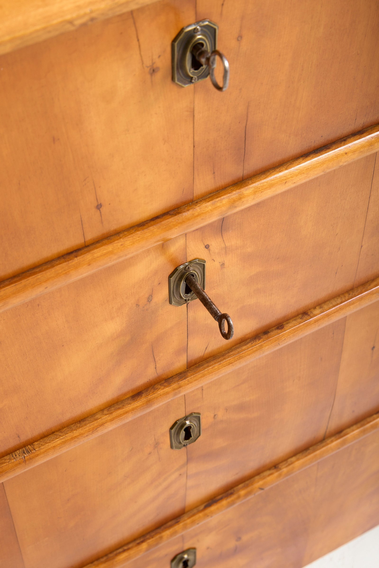 Satin Birch Chest of Drawers