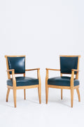 9593- Pair of Art Deco Armchairs