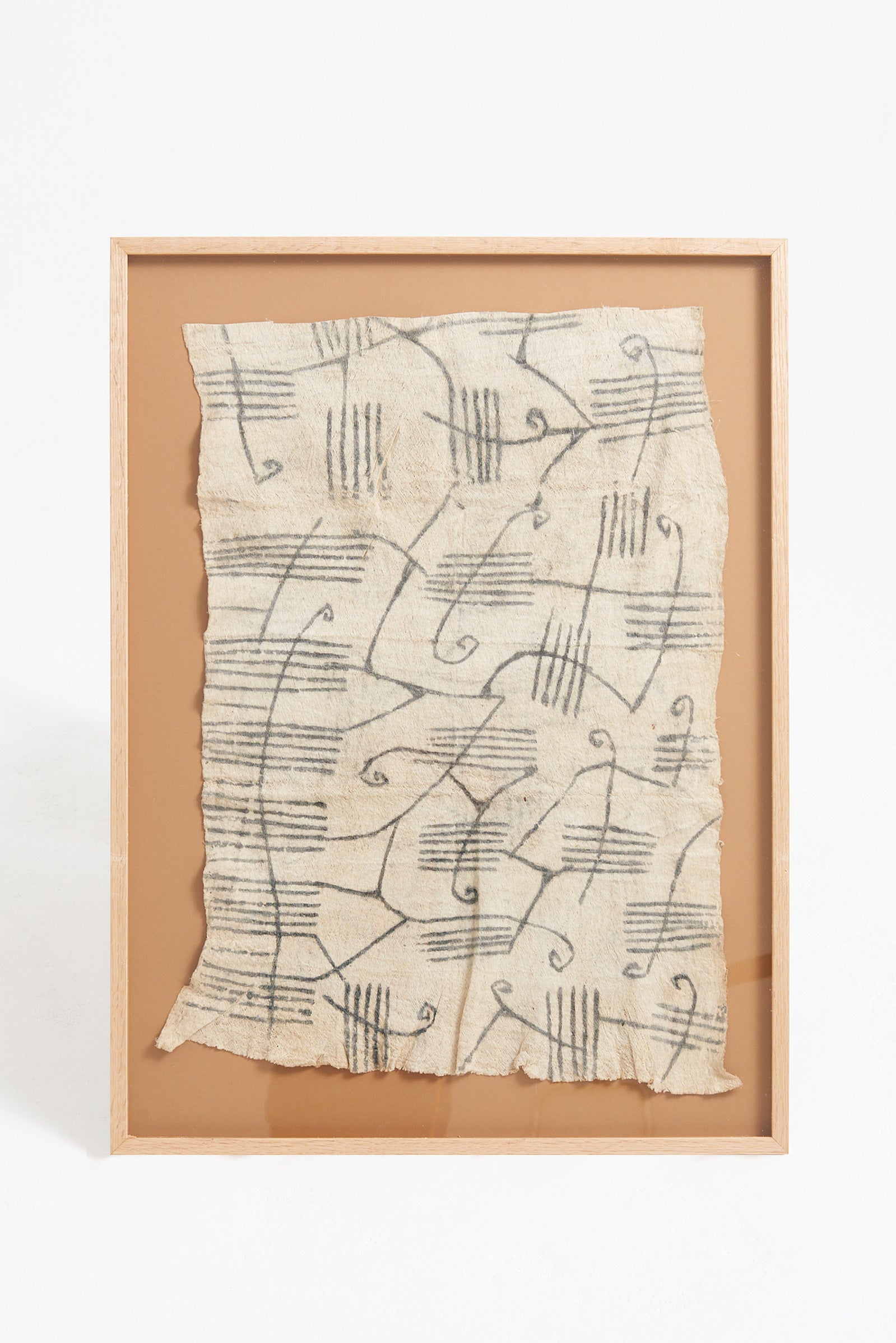Set of Four Mbuti Bark Cloths