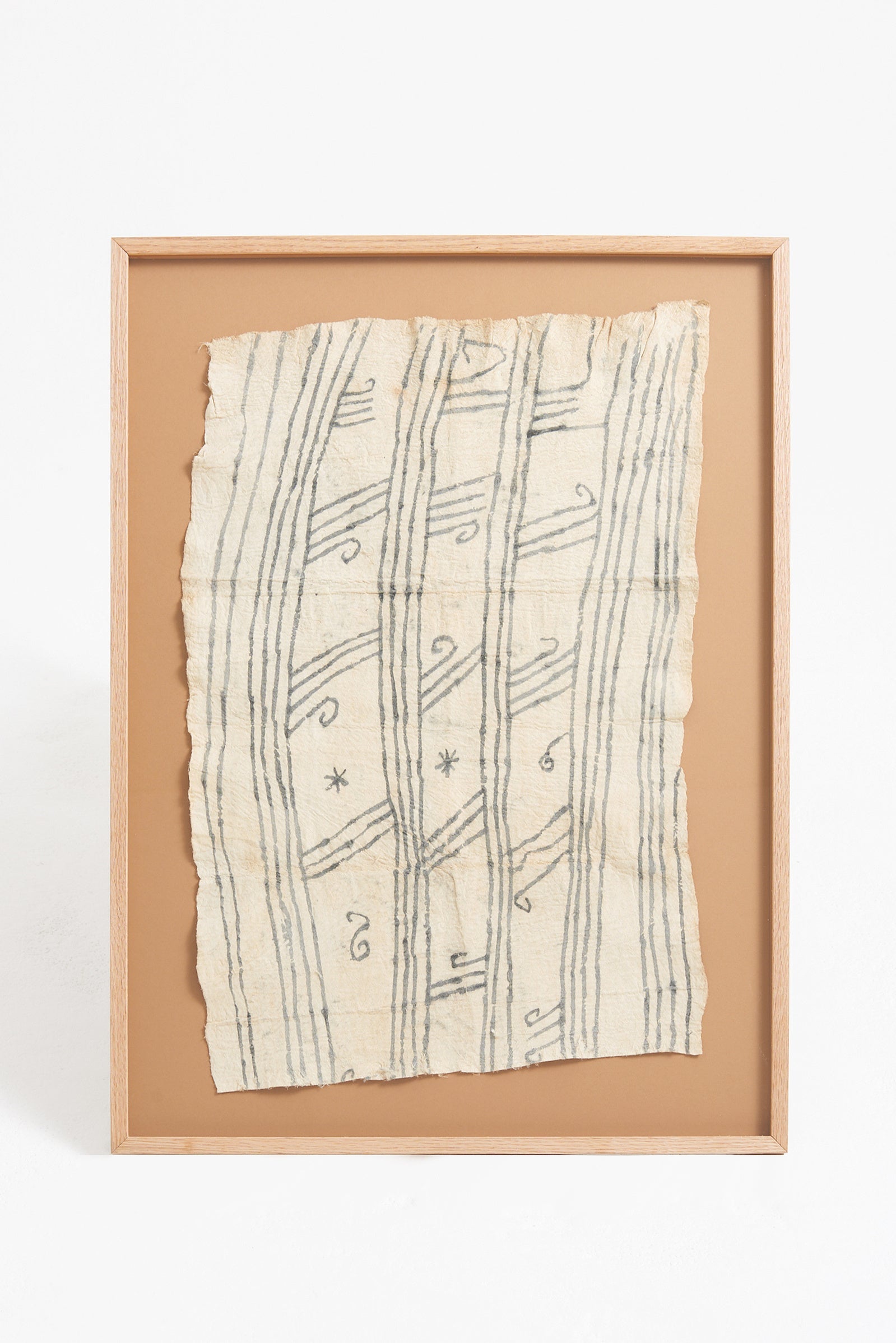 Set of Four Mbuti Bark Cloths