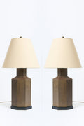 9629- Pair of Brass Table Lamps