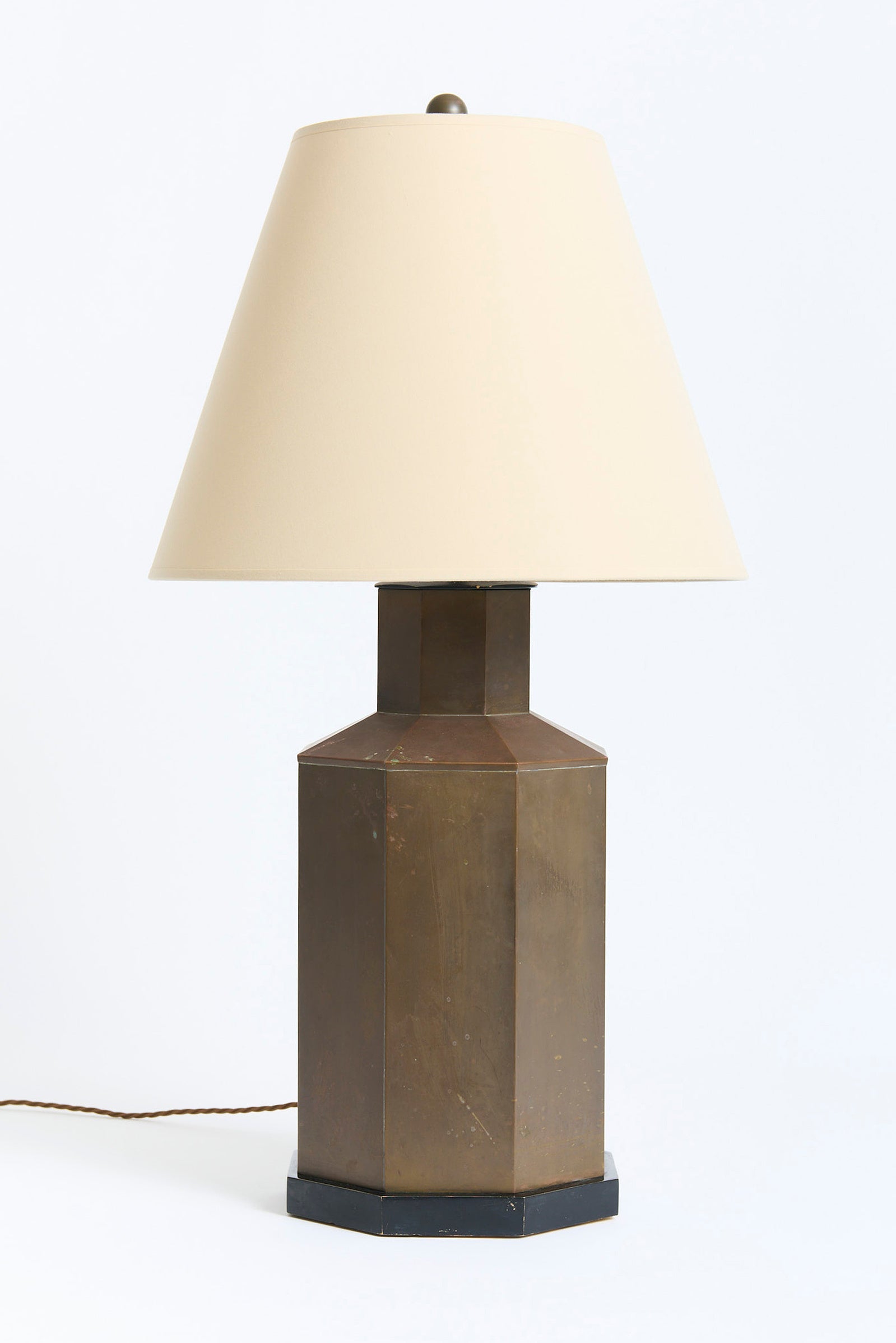 Pair of Brass Table Lamps