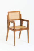 9651- Oak and Cane Armchair