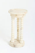 9666- Art Deco Alabaster Side Table