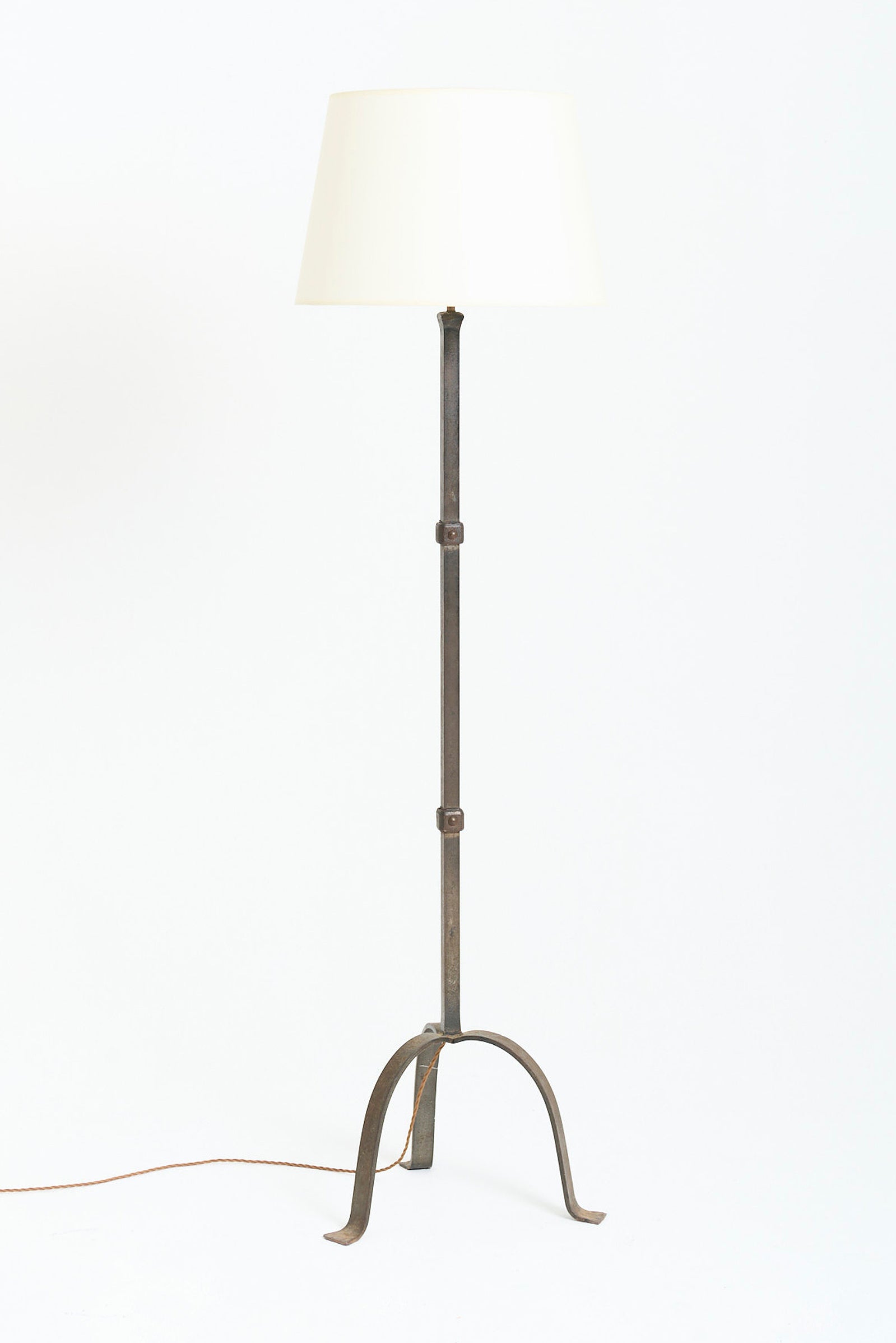 9674- Forged iron Floor Lamp