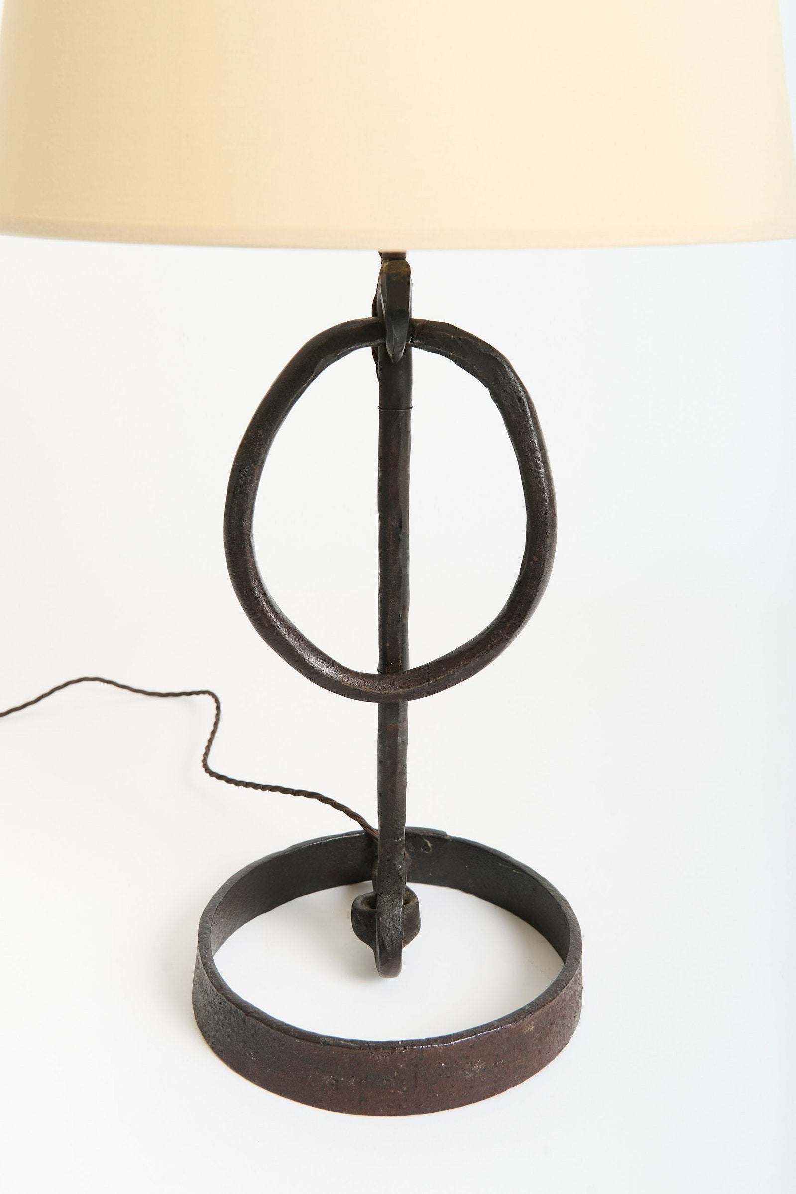 Forged Iron Table Lamp