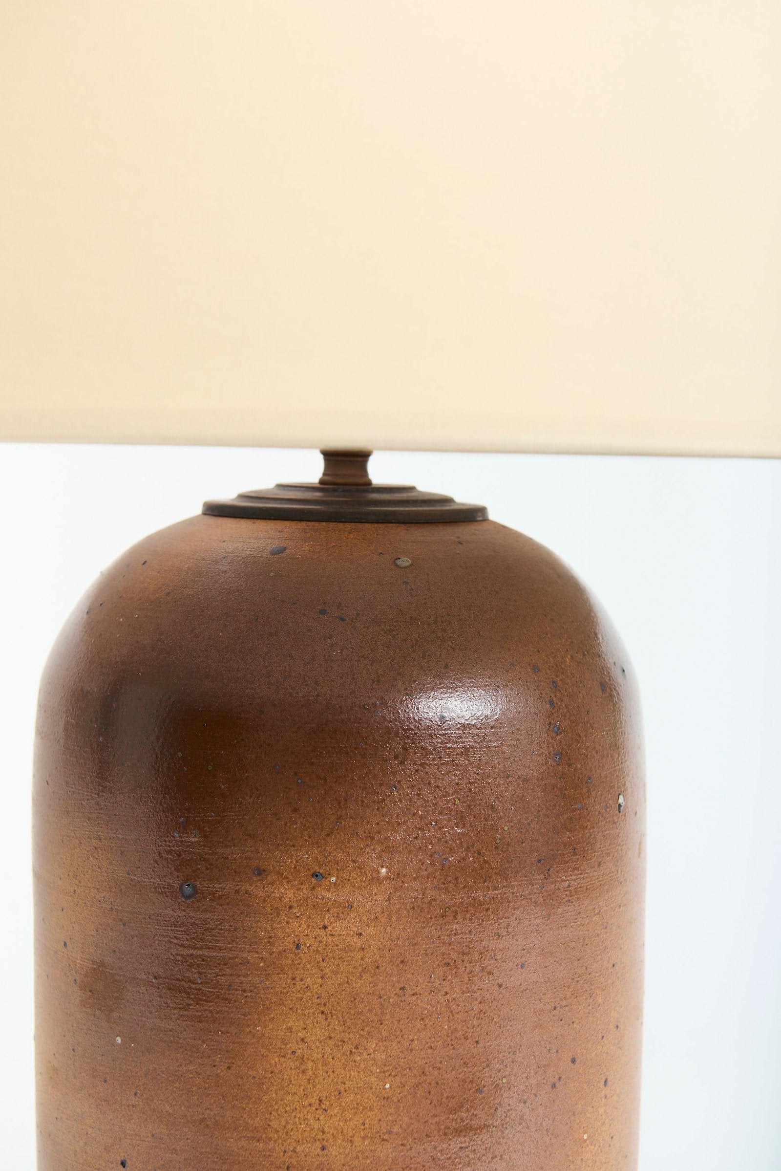 Stoneware Table Lamp by Pierre Digan