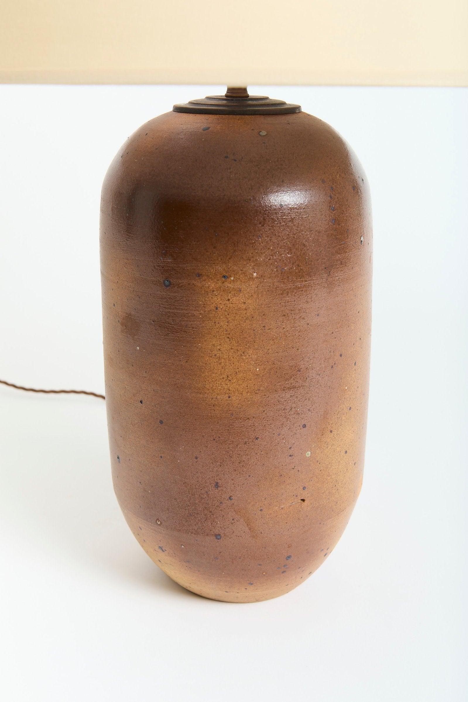 Stoneware Table Lamp by Pierre Digan