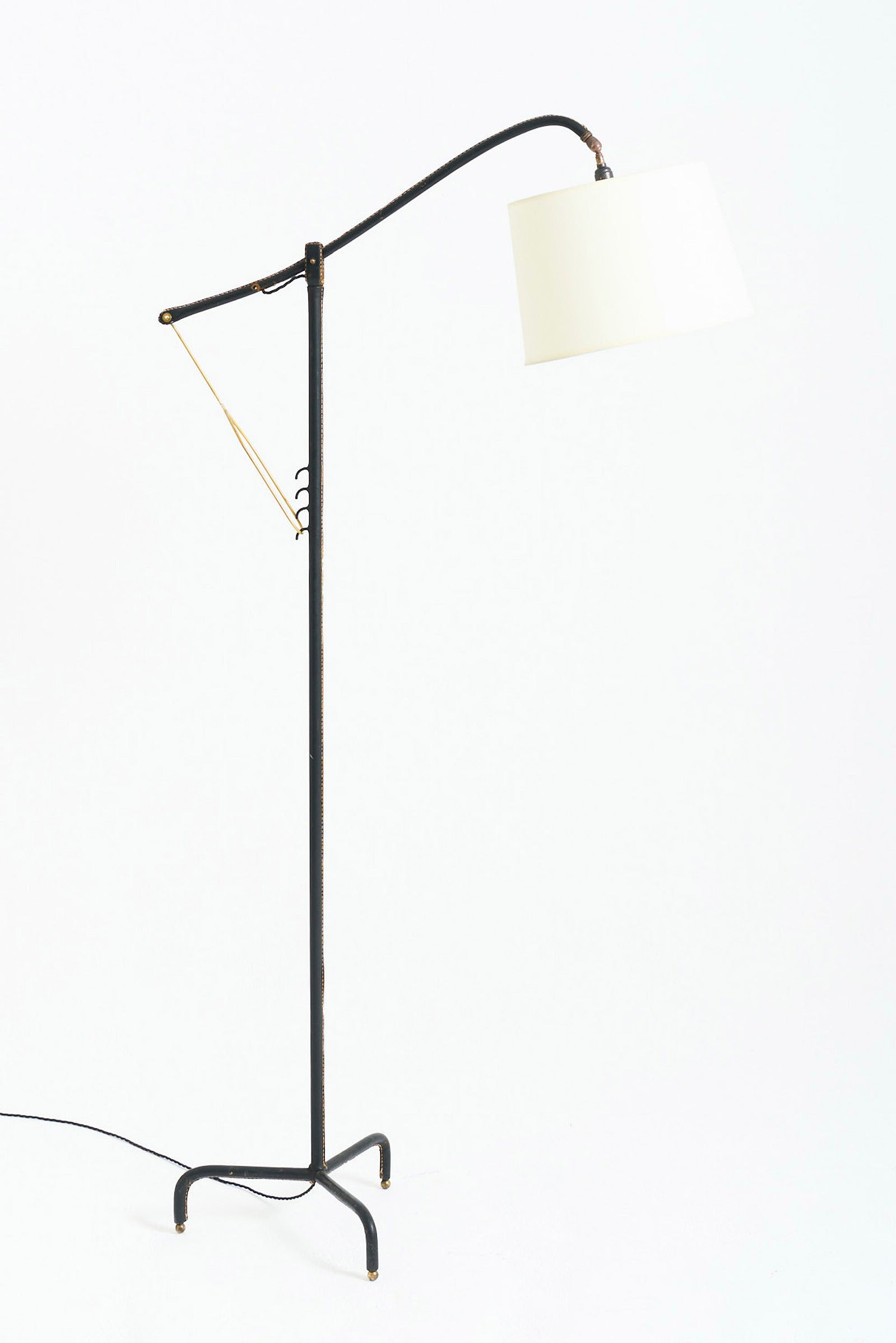 9683- Floor Lamp by Jacques Adnet (1900-1984)