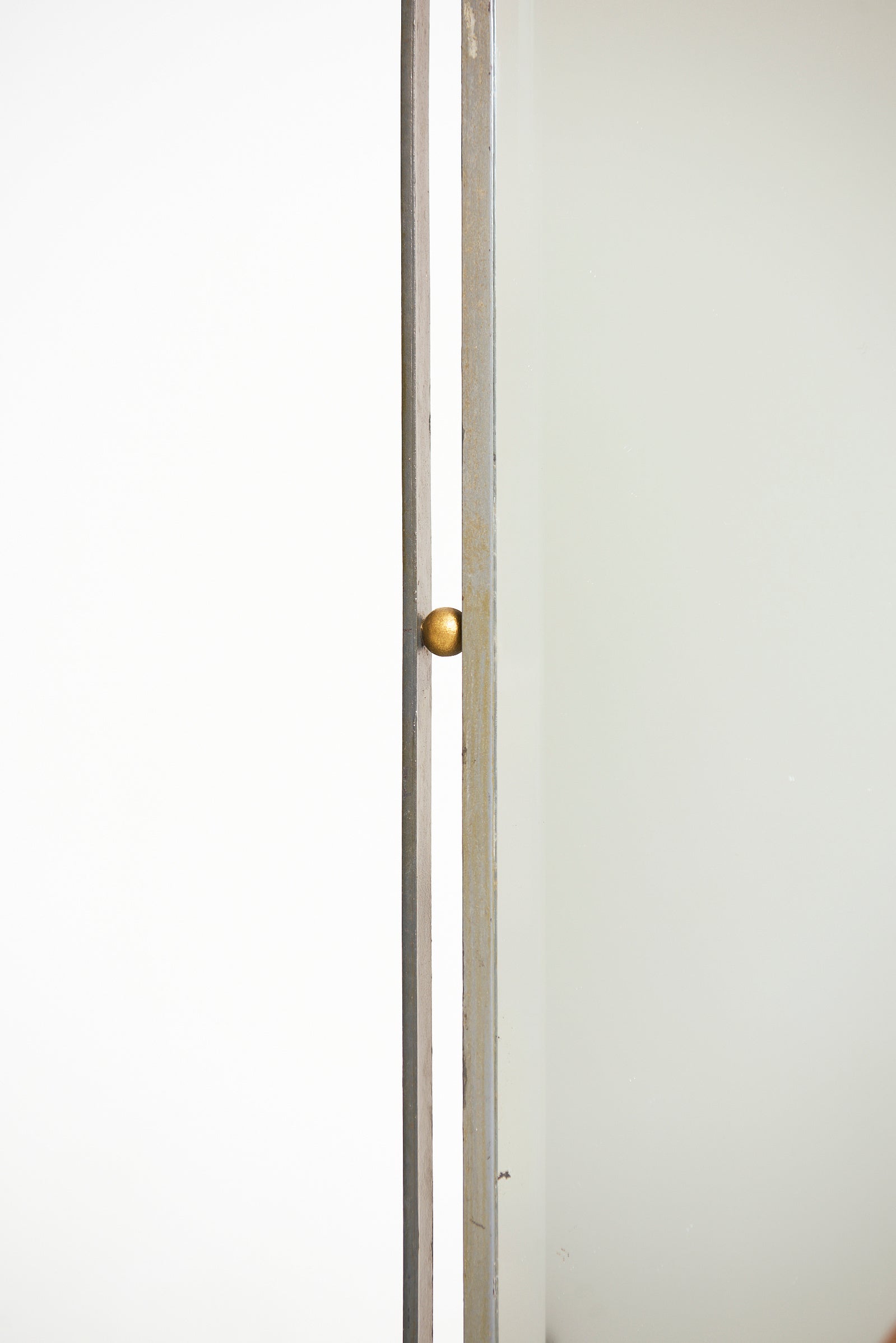 Art Deco Forged Iron Mirror