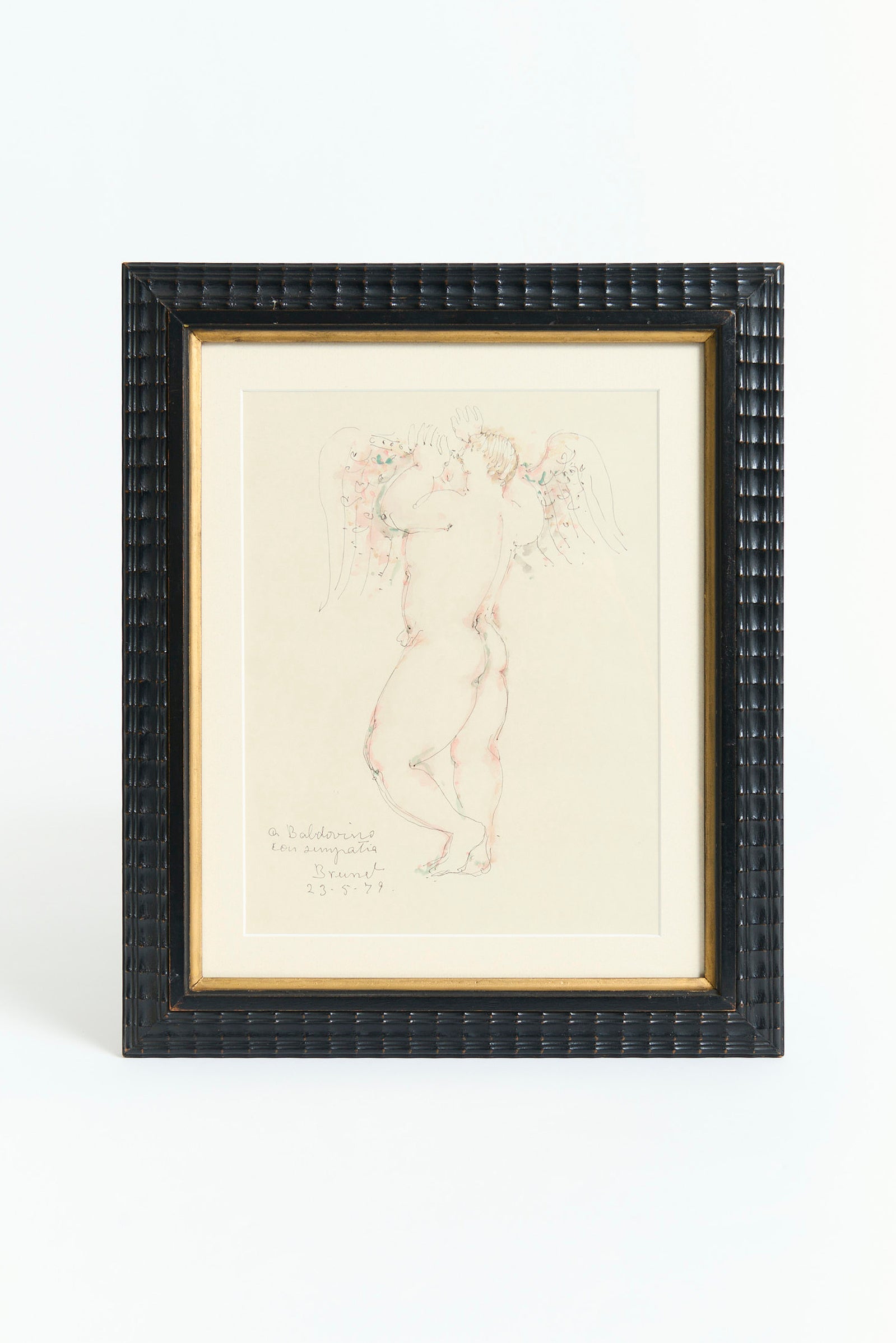 9719- Watercolour by Miquel Brunet (1919-2007)