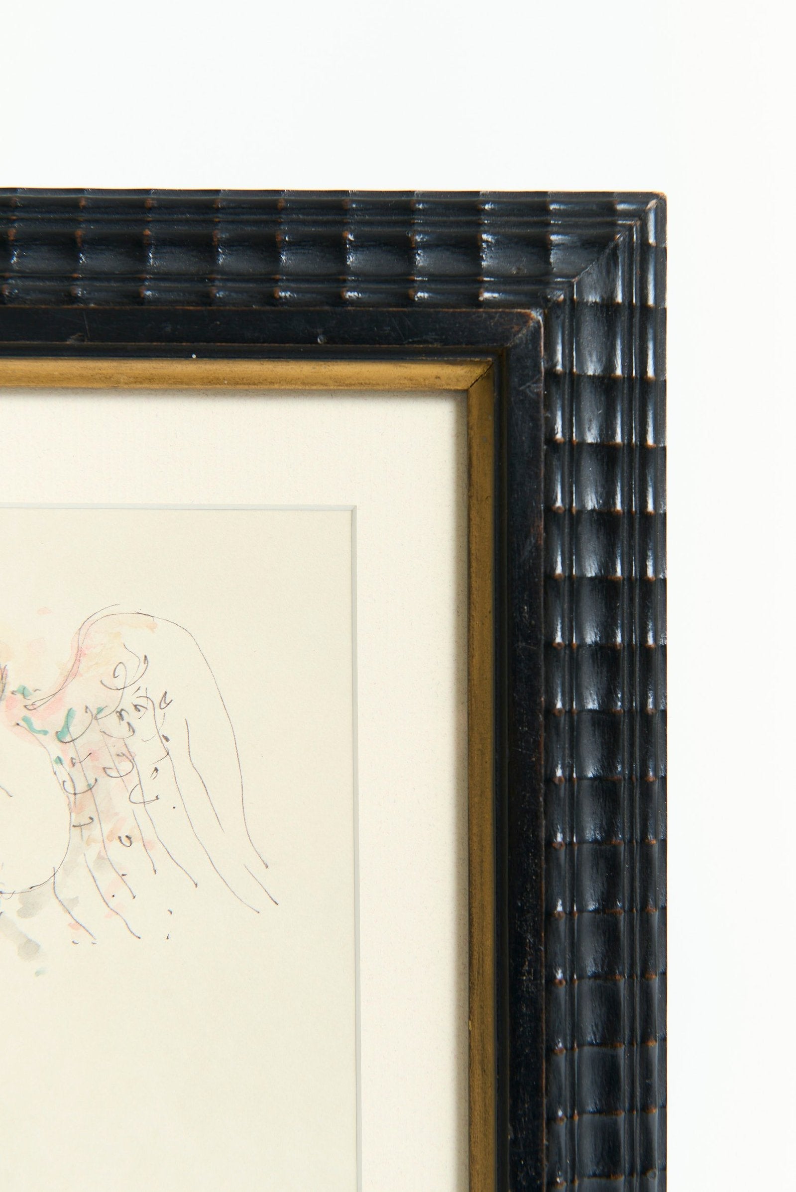 Watercolour by Miquel Brunet (1919-2007)