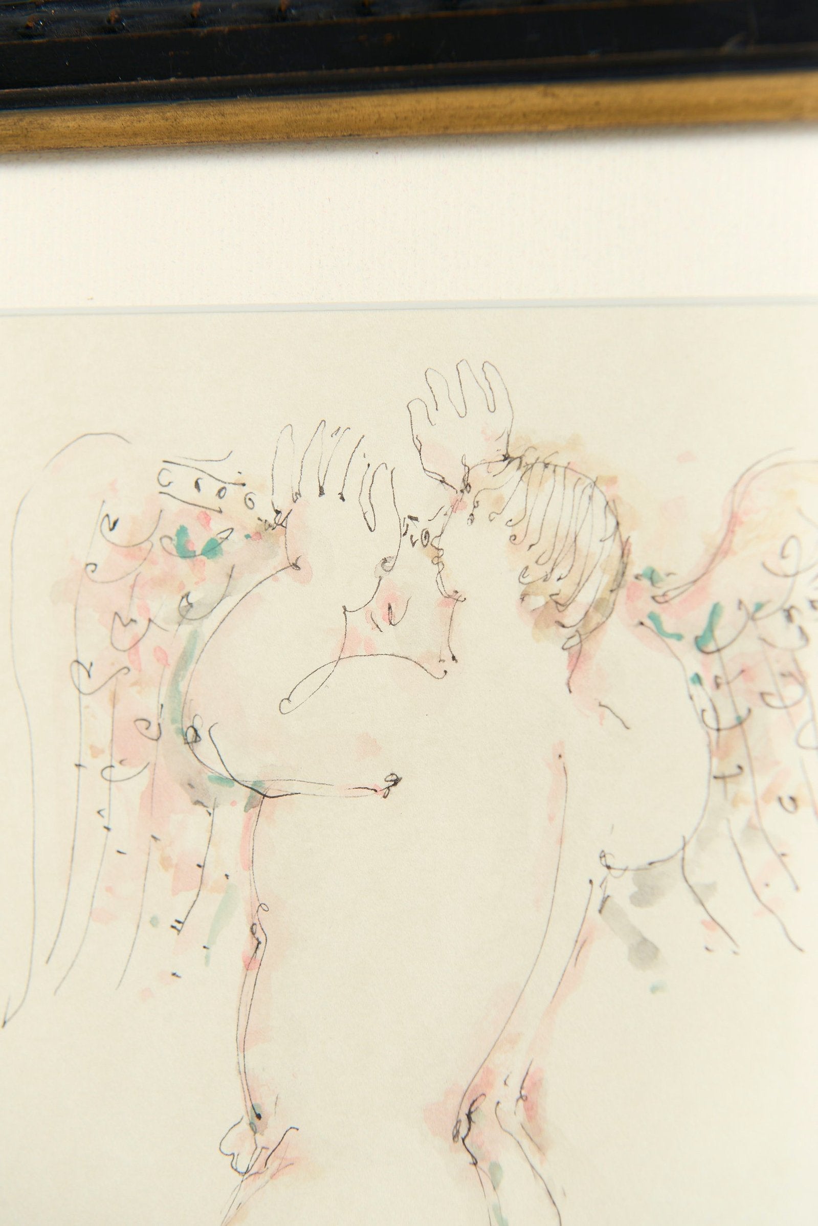 Watercolour by Miquel Brunet (1919-2007)