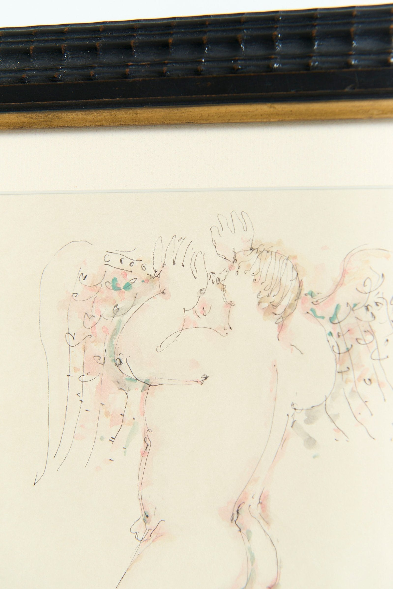 Watercolour by Miquel Brunet (1919-2007)
