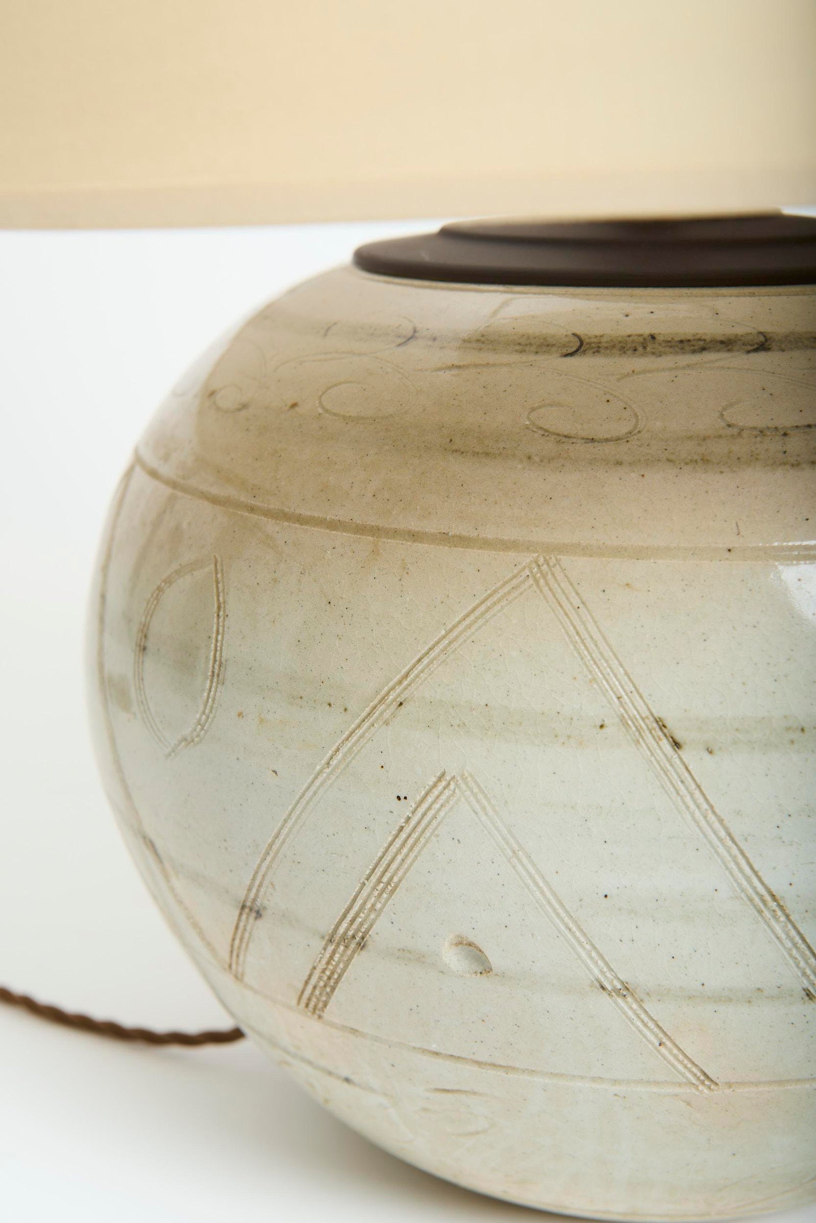 Japanese Ceramic Table Lamp