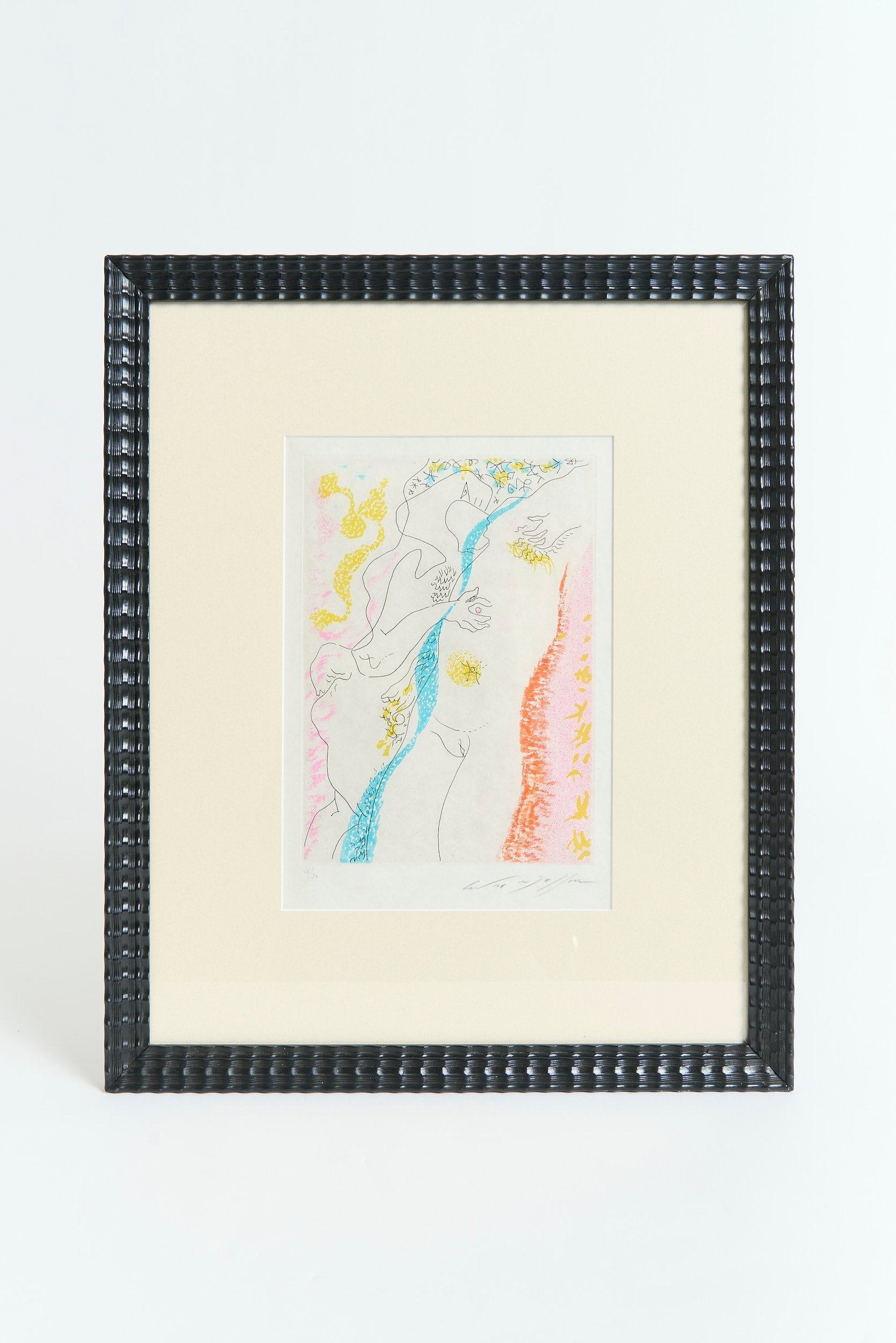 9731- Etching by André Masson (1886-1987)