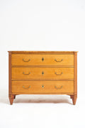 9733- Gustavian Oak Chest of Drawers