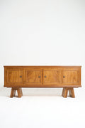 9742- Mid-Century Oak Sideboard