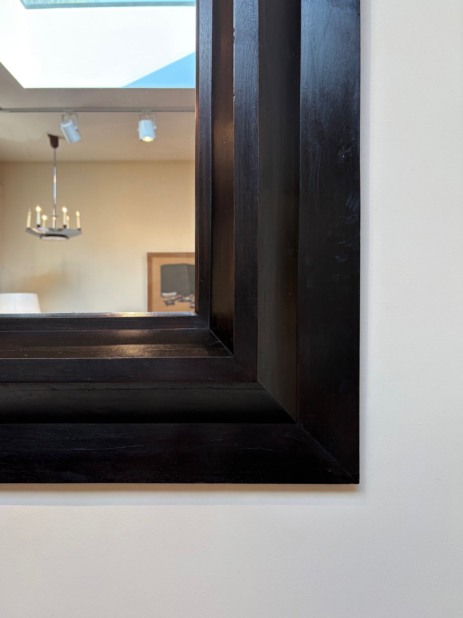 Spanish Ebonised Mirror