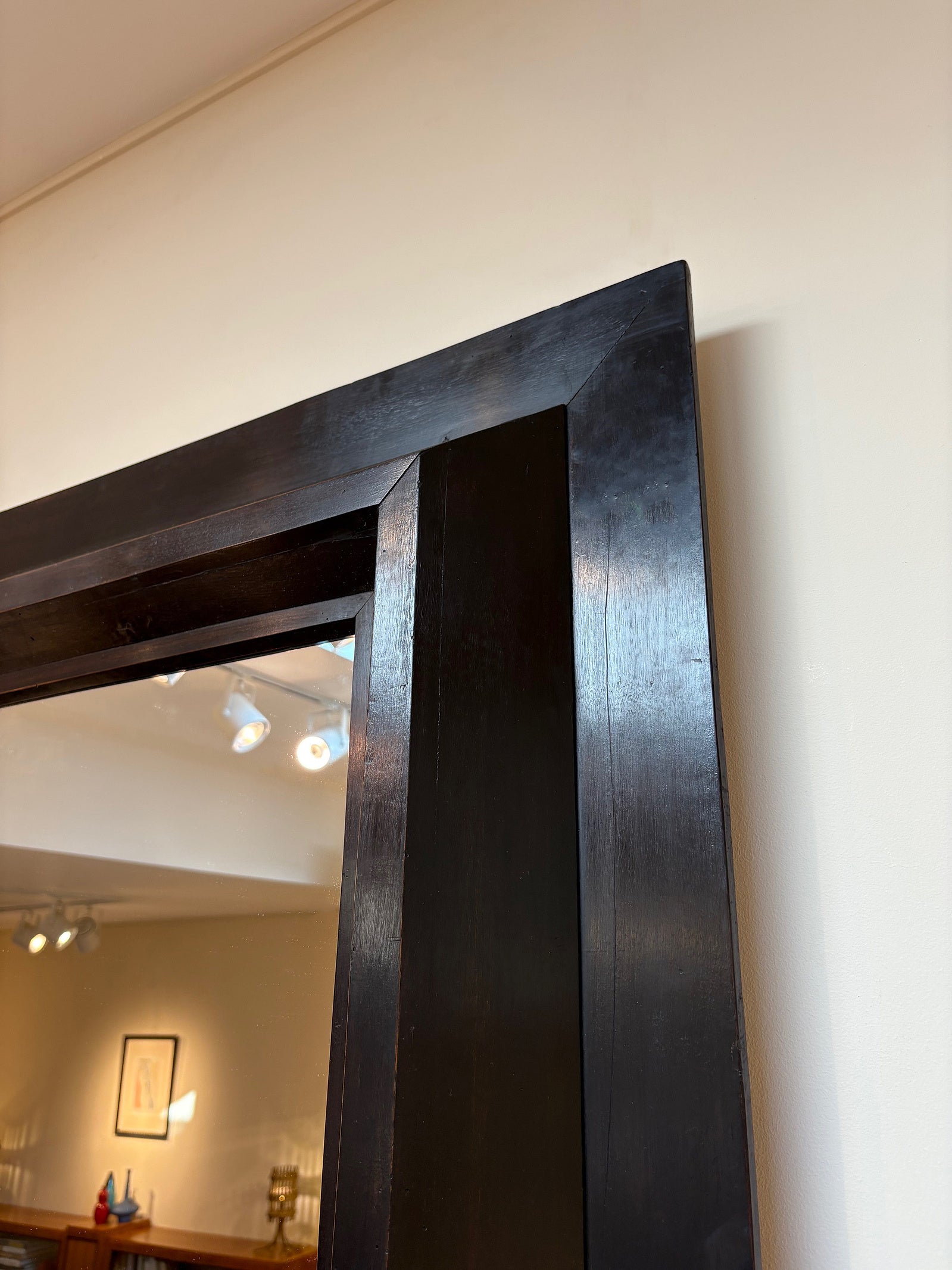 Spanish Ebonised Mirror