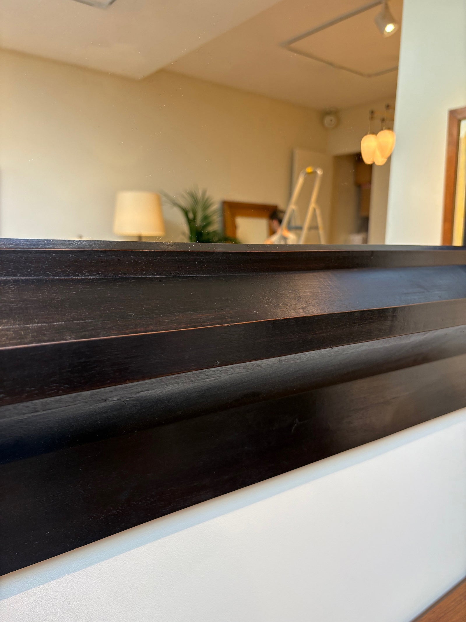 Spanish Ebonised Mirror