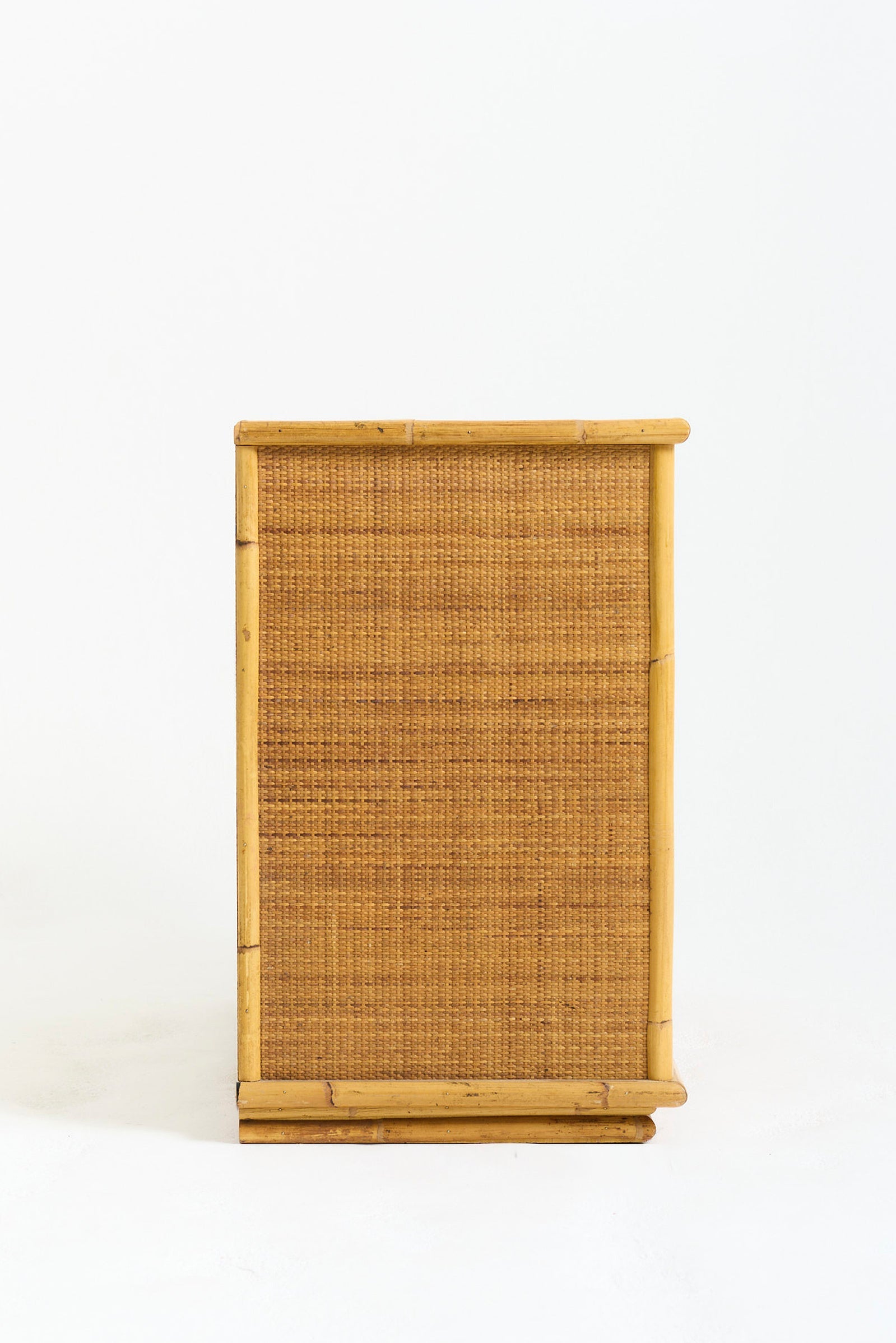 Pair of Rattan Chests of Drawers by Dal Vera