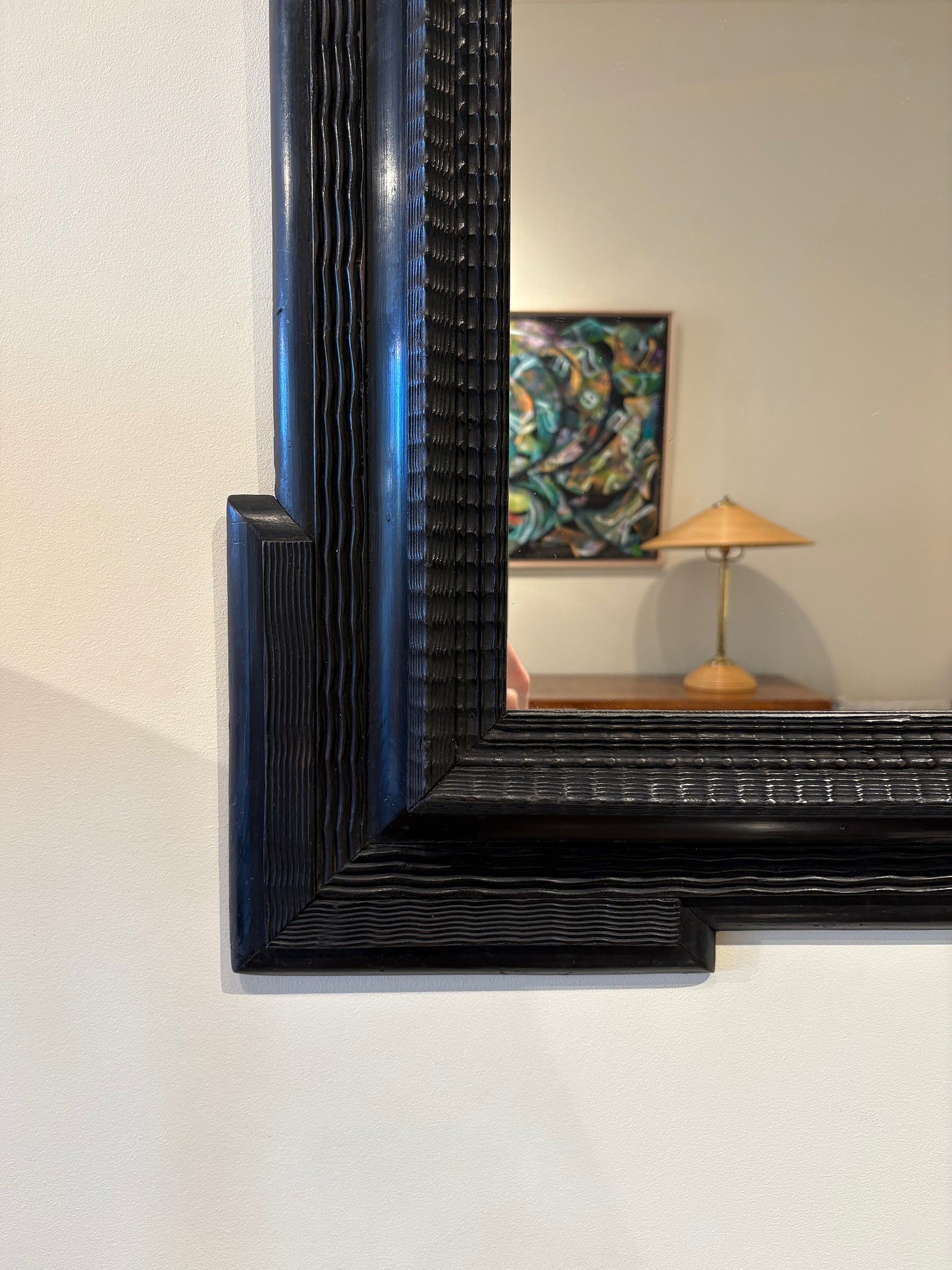 Flemish Style Ripple Frame Mirror